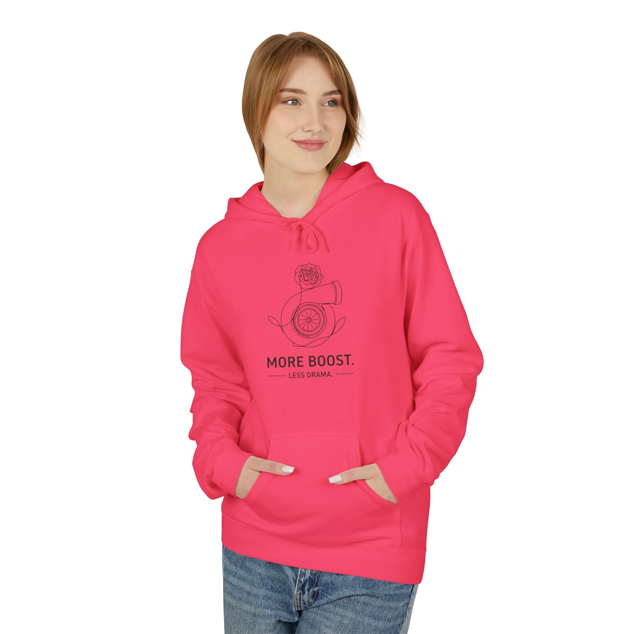 Women's Midweight Softsyle Fleece Hoodie — More Boost. Less Drama.