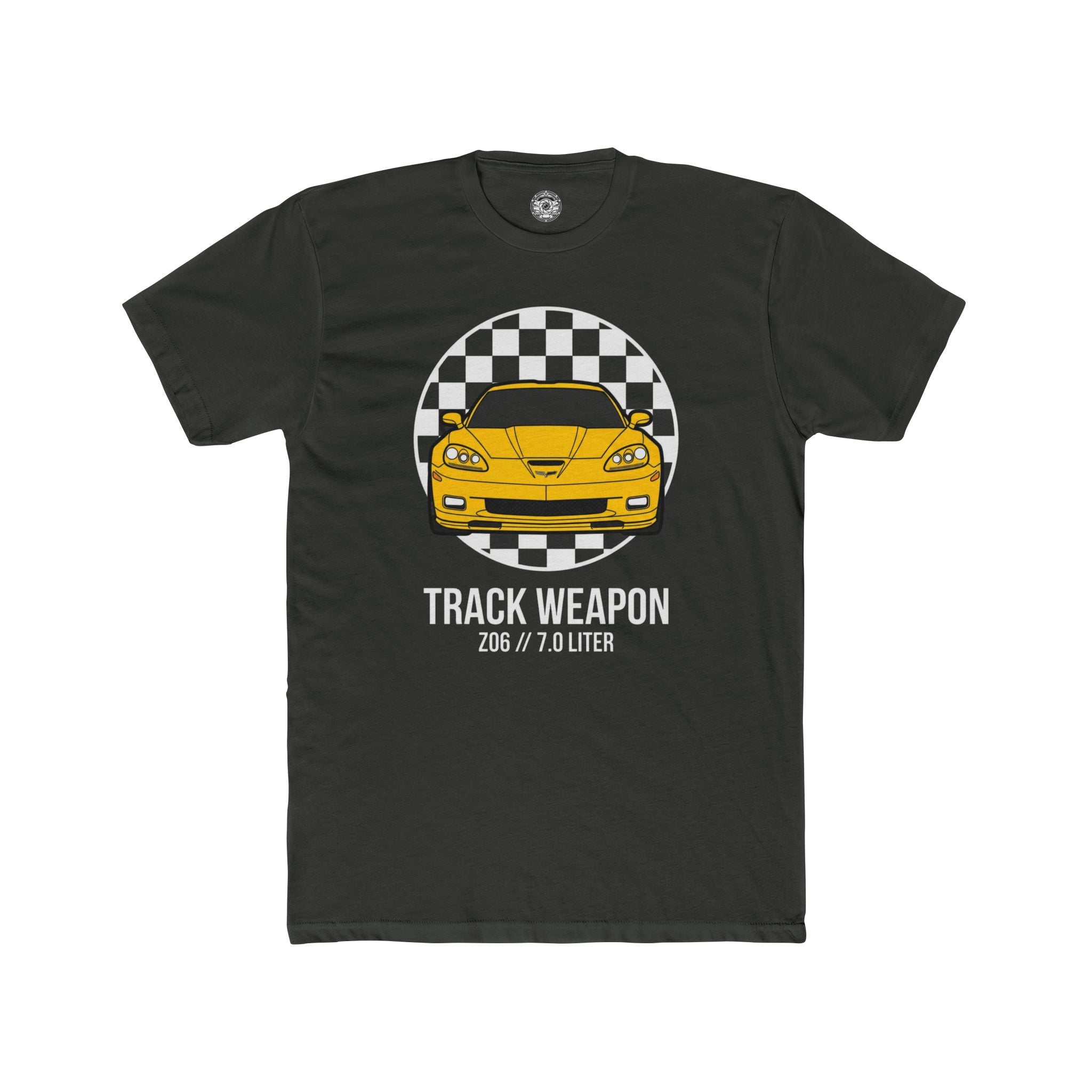 Men's Cotton Crew Tee — Track Weapon