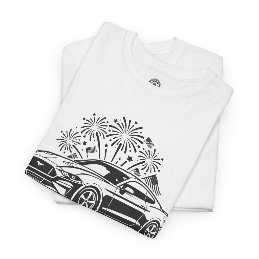 Unisex Heavy Cotton Tee — 4th of July — Modern American Muscle