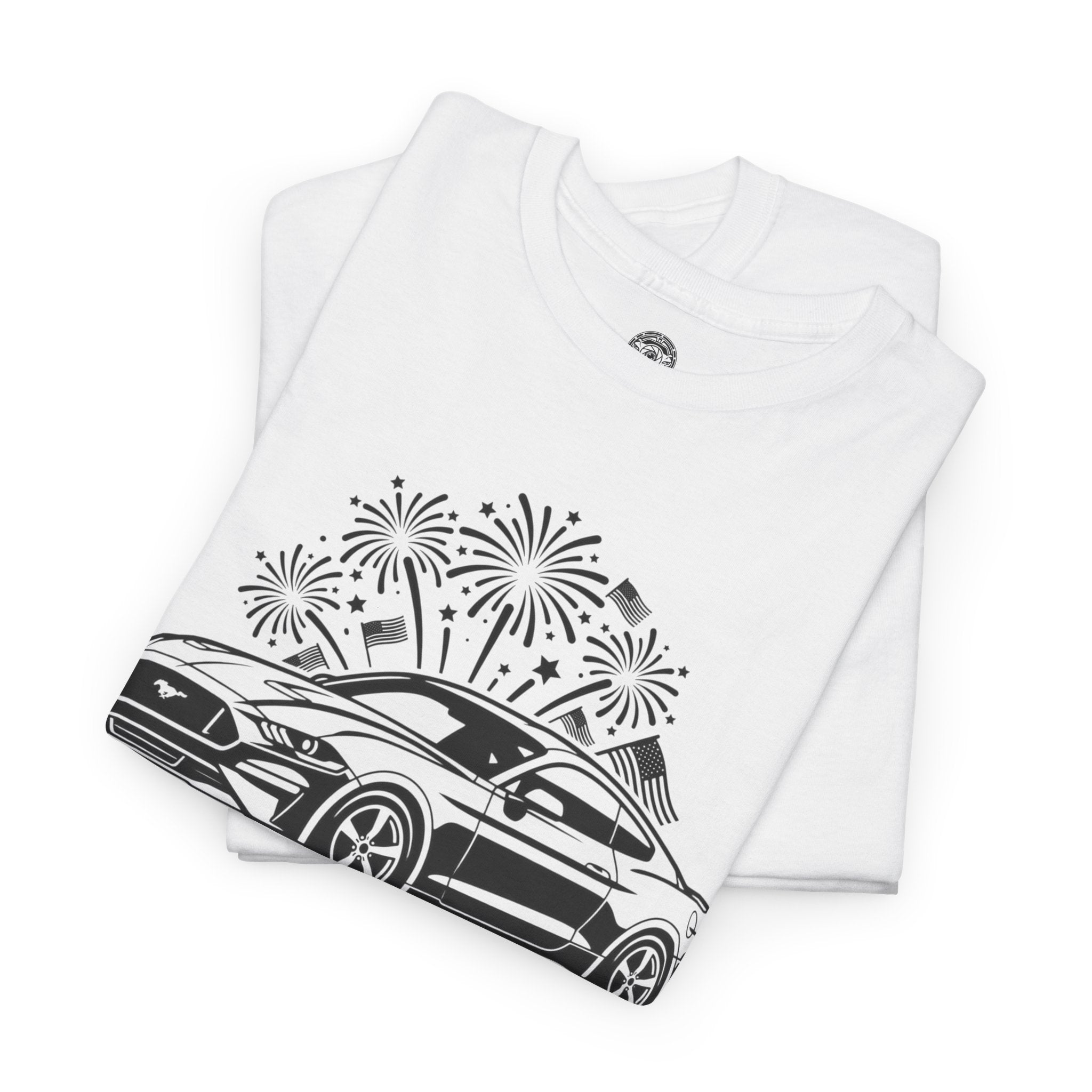 Unisex Heavy Cotton Tee — 4th of July — Modern American Muscle