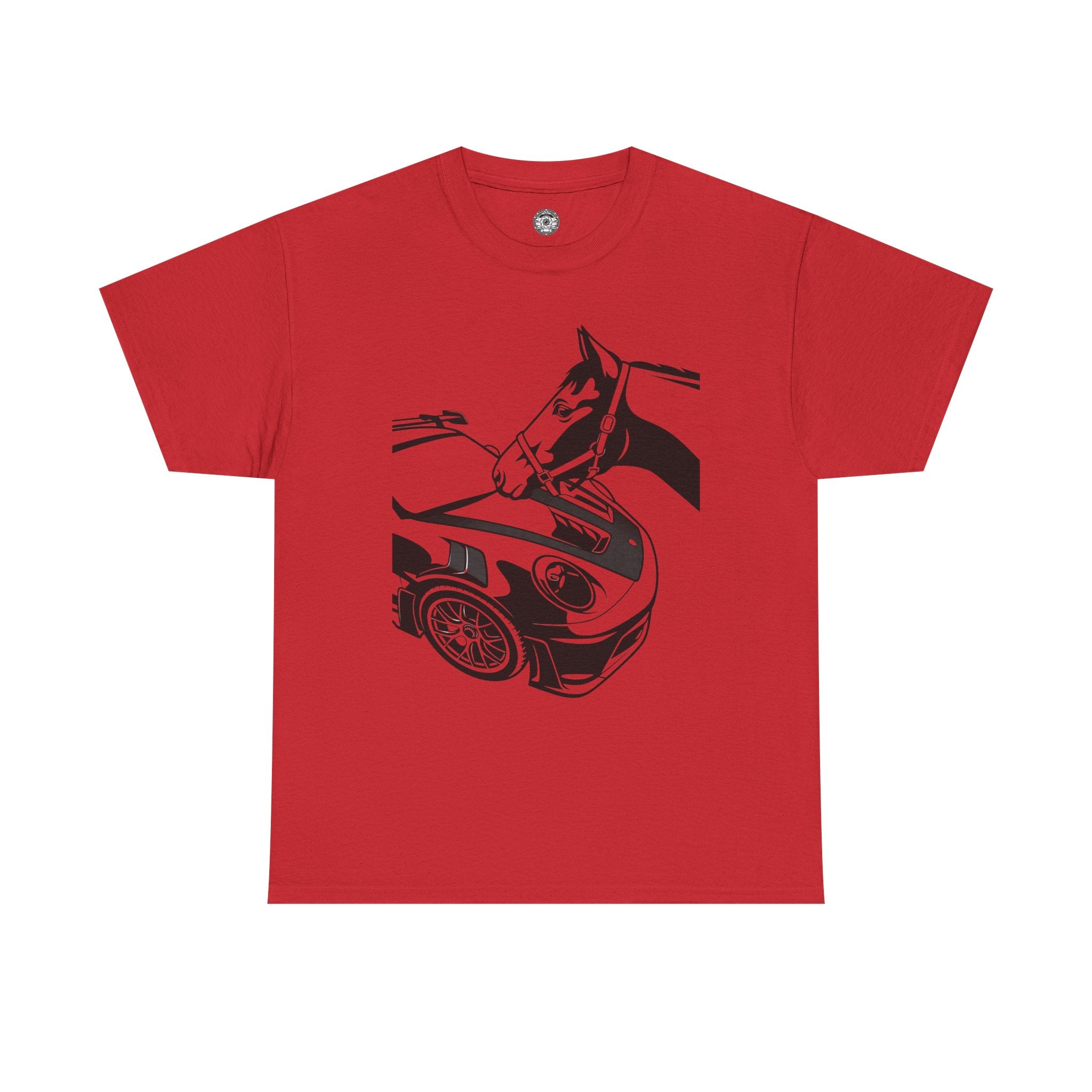 Unisex Heavy Cotton Tee — 992 vs Horse (Viral Video)