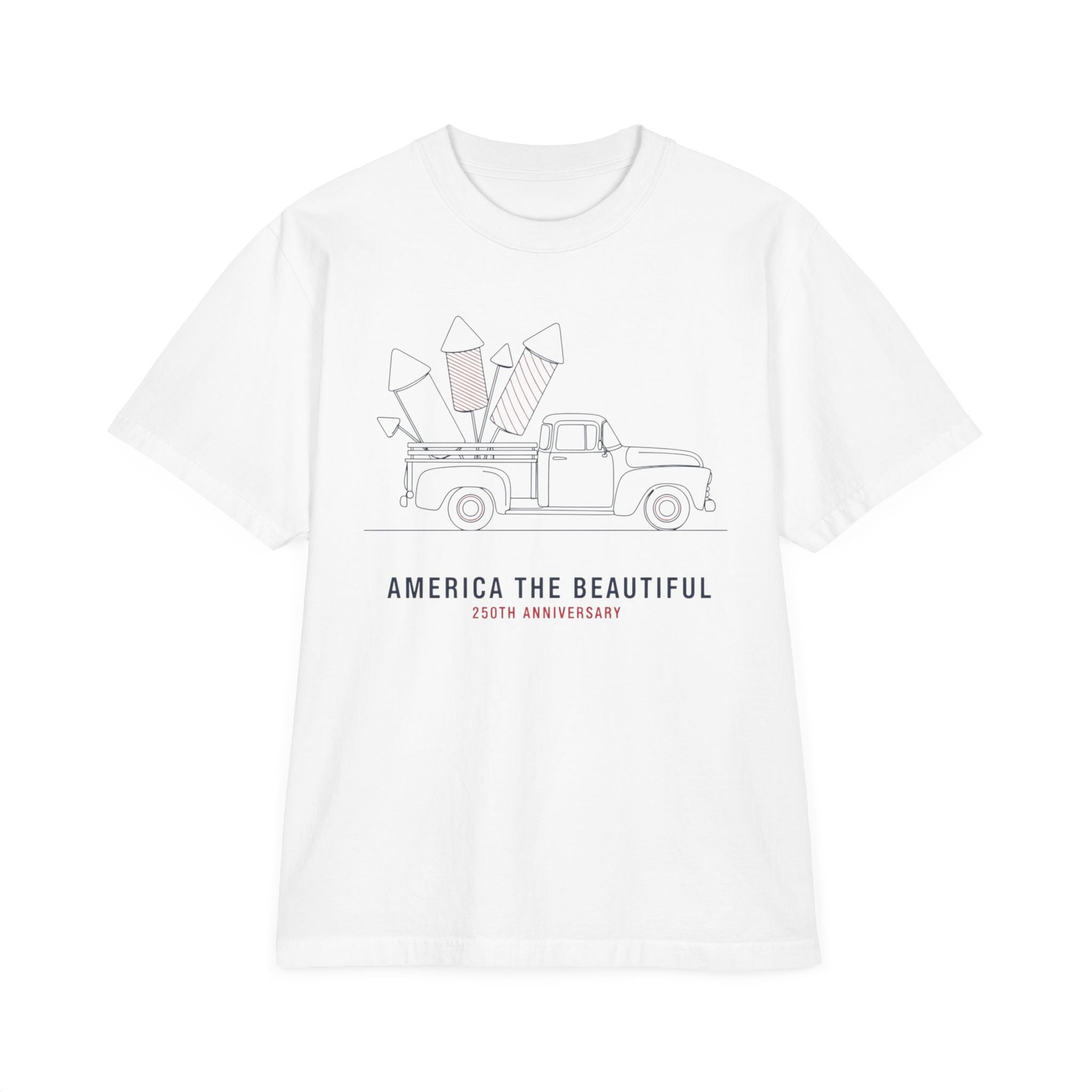Unisex Garment-Dyed T-Shirt — America the Beautiful Truck