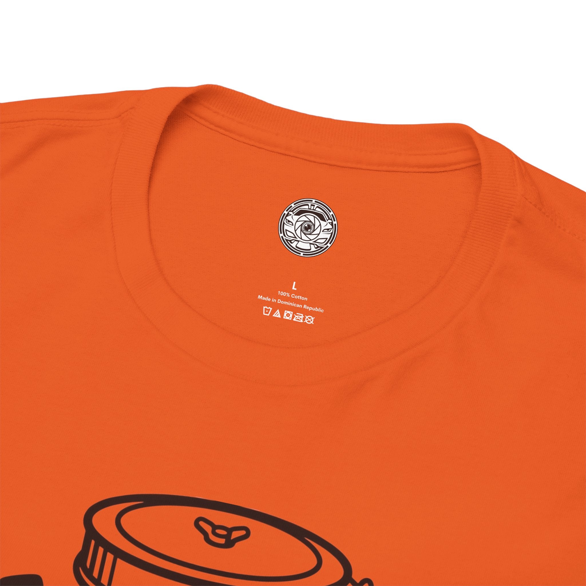 Unisex Heavy Cotton Tee — Engine Illustration (Big Block)