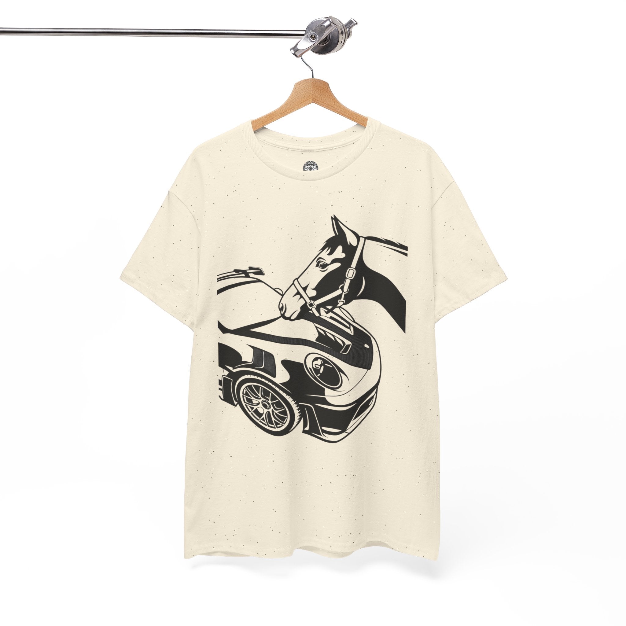 Unisex Heavy Cotton Tee — 992 vs Horse (Viral Video)