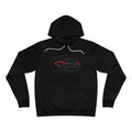 Unisex Sponge Fleece Pullover Hoodie — P1 Rear Silhouette