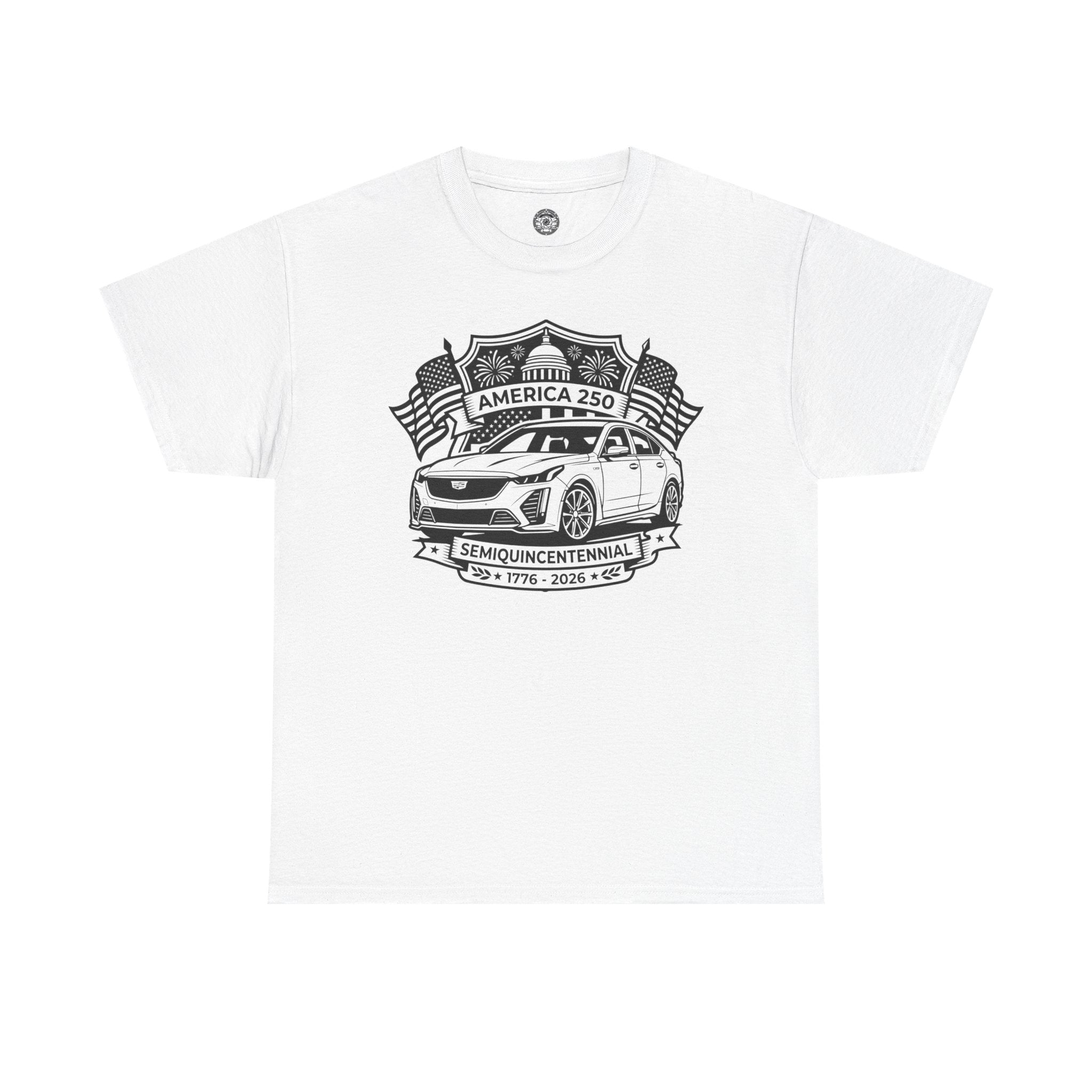 Unisex Heavy Cotton Tee — 4th of July — American Sedan