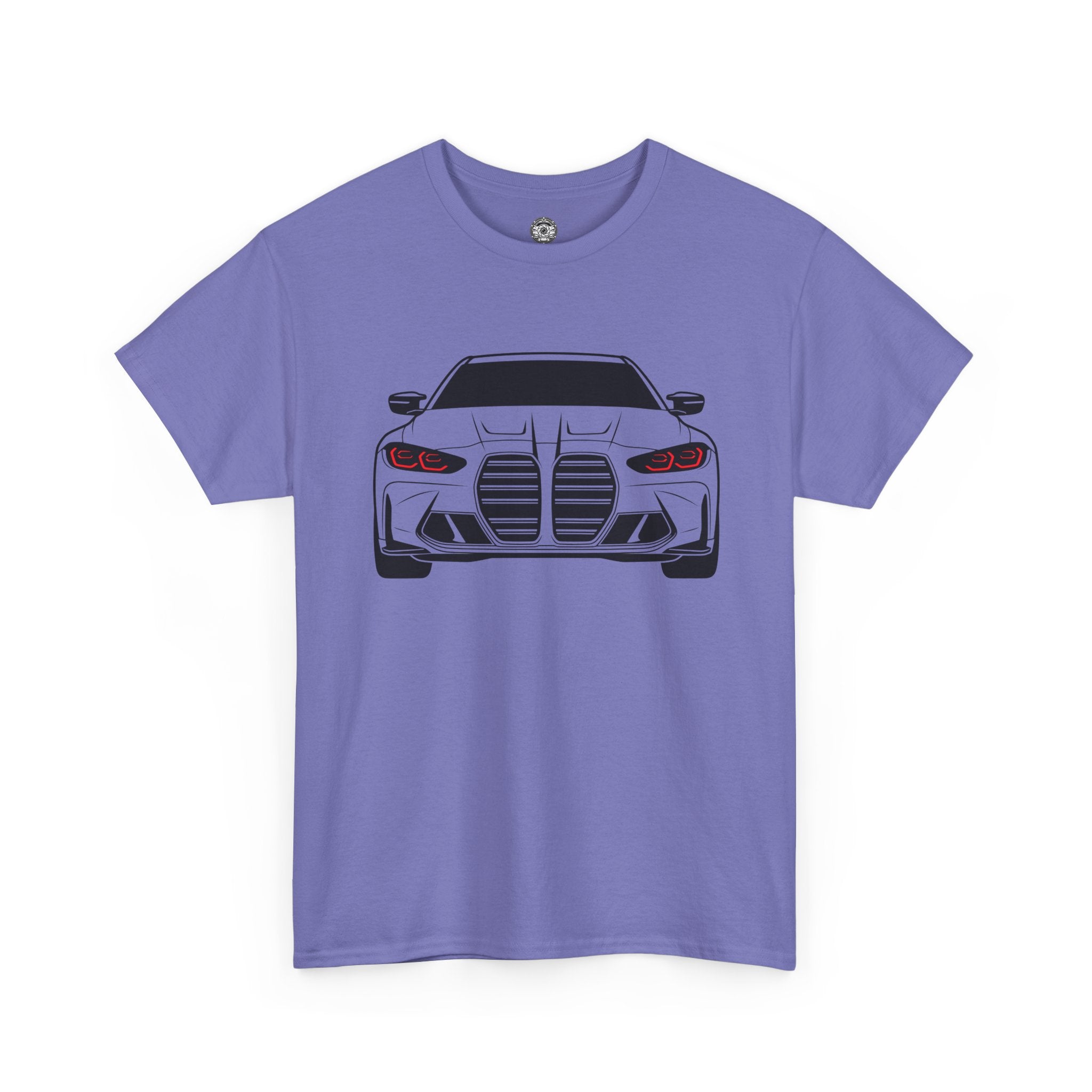 Unisex Heavy Cotton Tee — G80 Illuminated Headlights (Red)