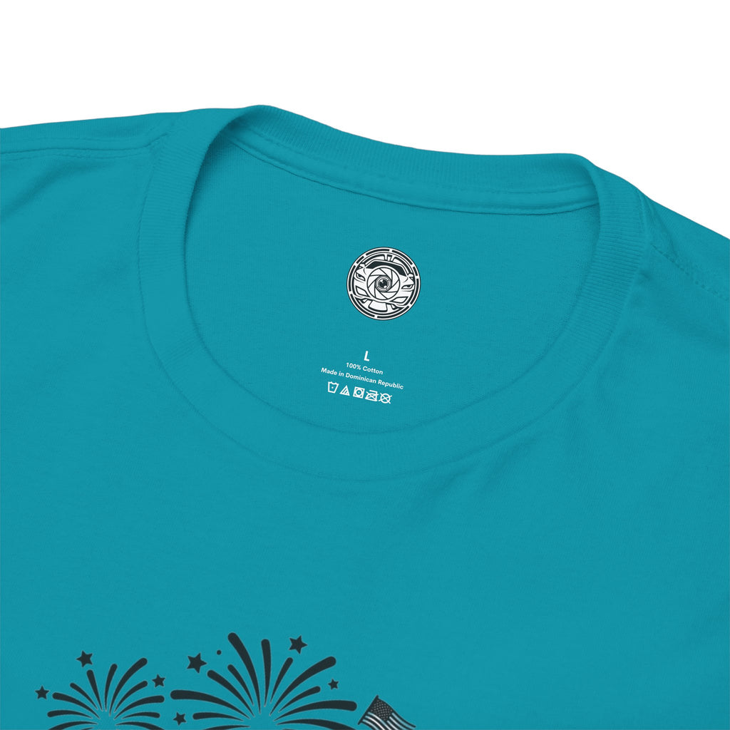 Unisex Heavy Cotton Tee — 4th of July — Modern American Muscle