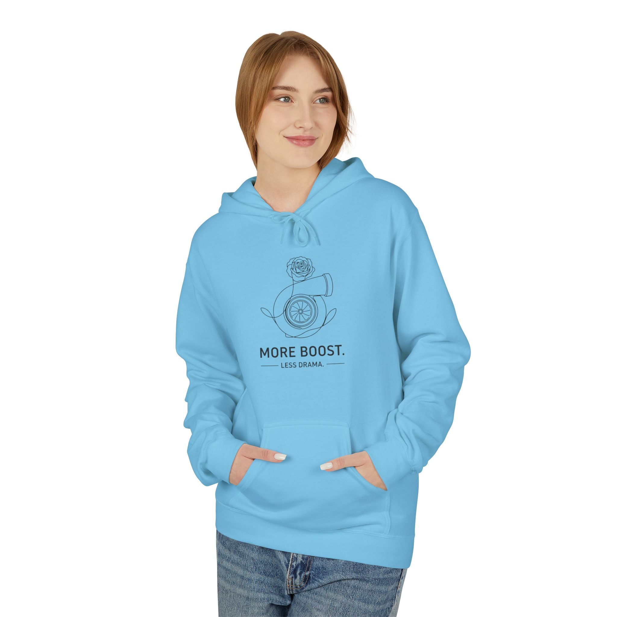 Women's Midweight Softsyle Fleece Hoodie — More Boost. Less Drama.