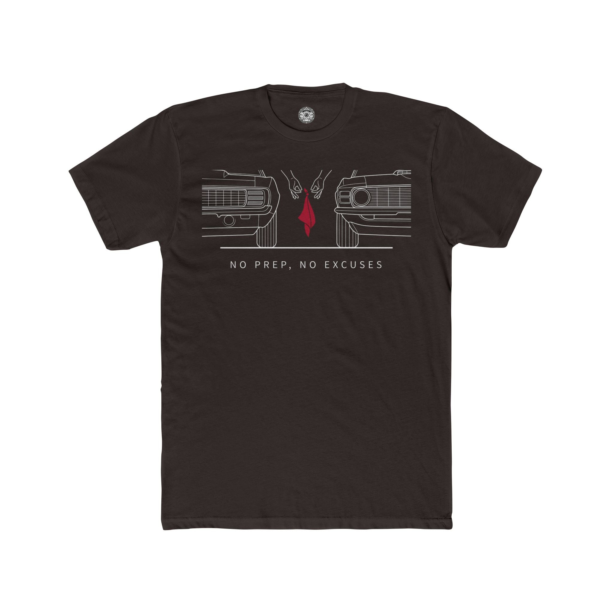 Men's Cotton Crew Tee — No Prep, No Excuses