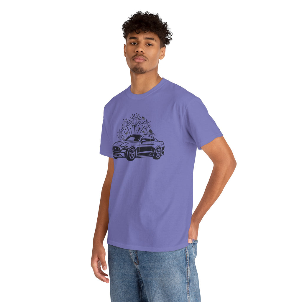 Unisex Heavy Cotton Tee — 4th of July — Modern American Muscle