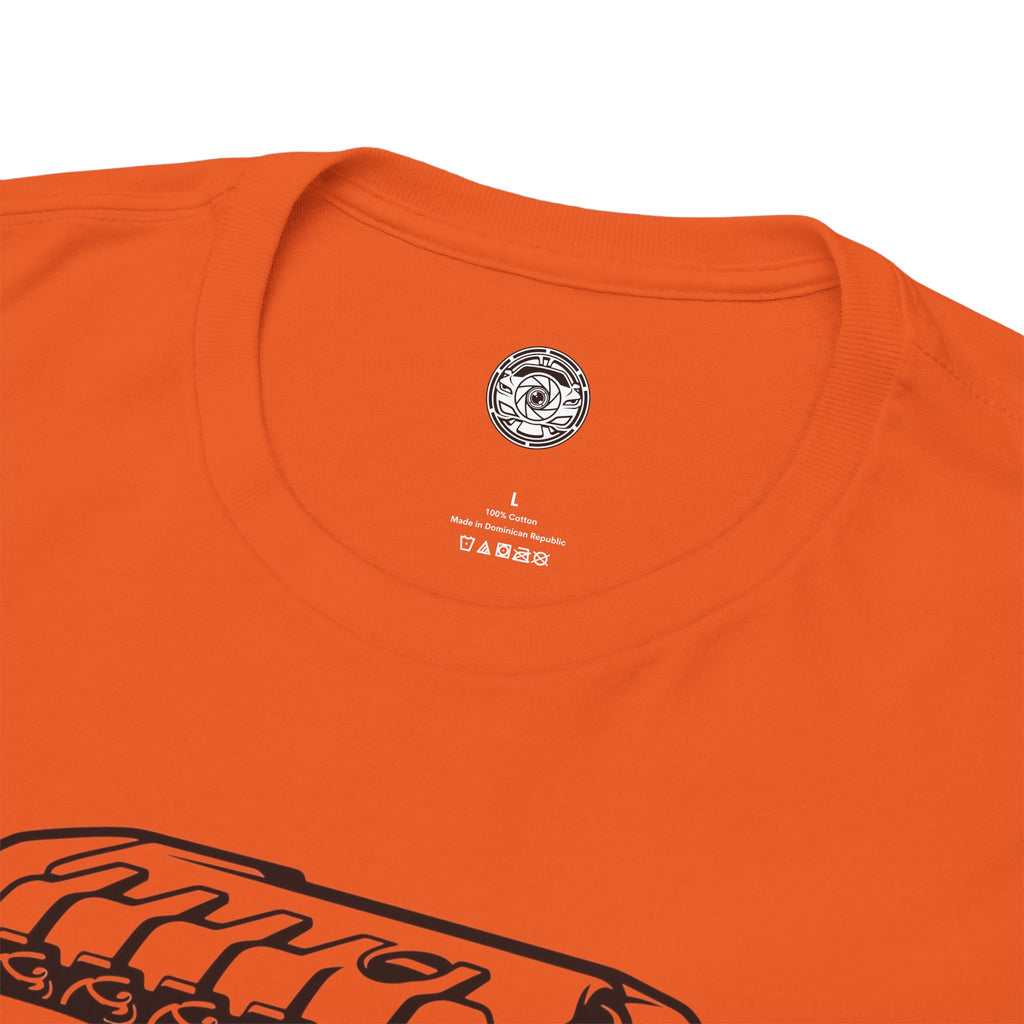 Unisex Heavy Cotton Tee — Engine Illustration (DAZA)