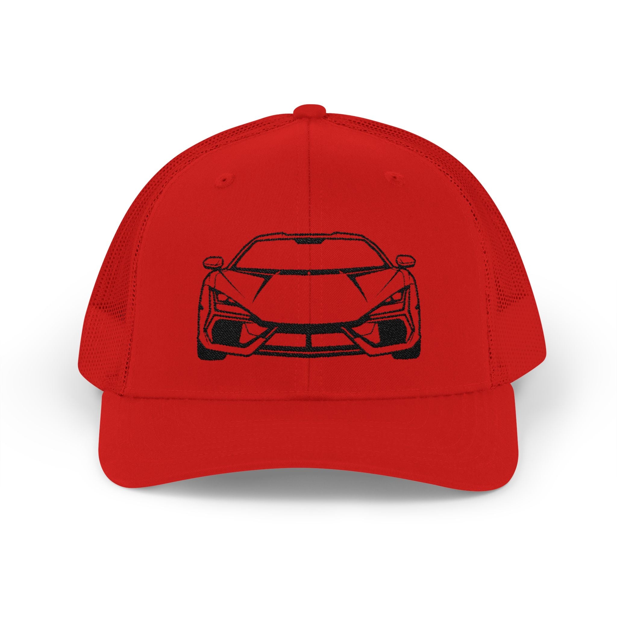 Snapback Trucker Cap — V12 Hybrid Minimalist Outline