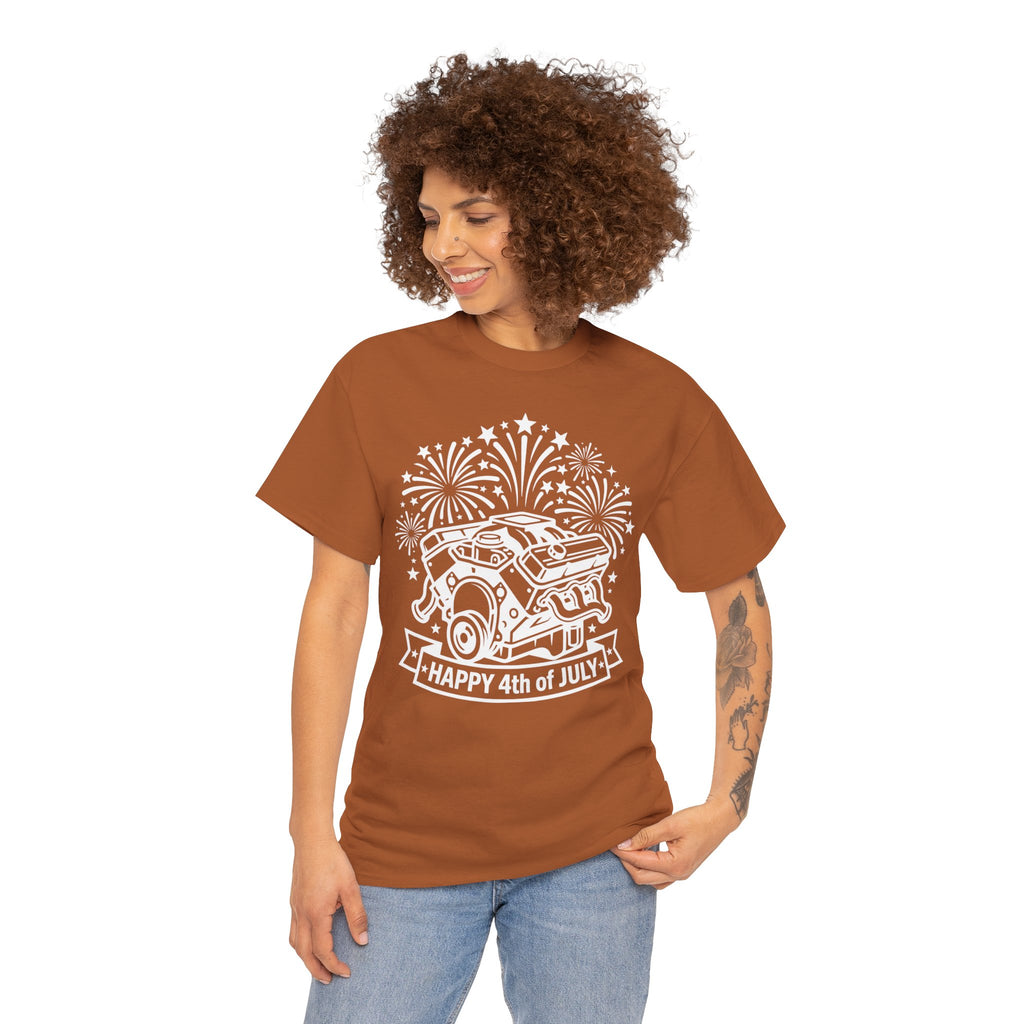 Unisex Heavy Cotton Tee — V8/Fireworks
