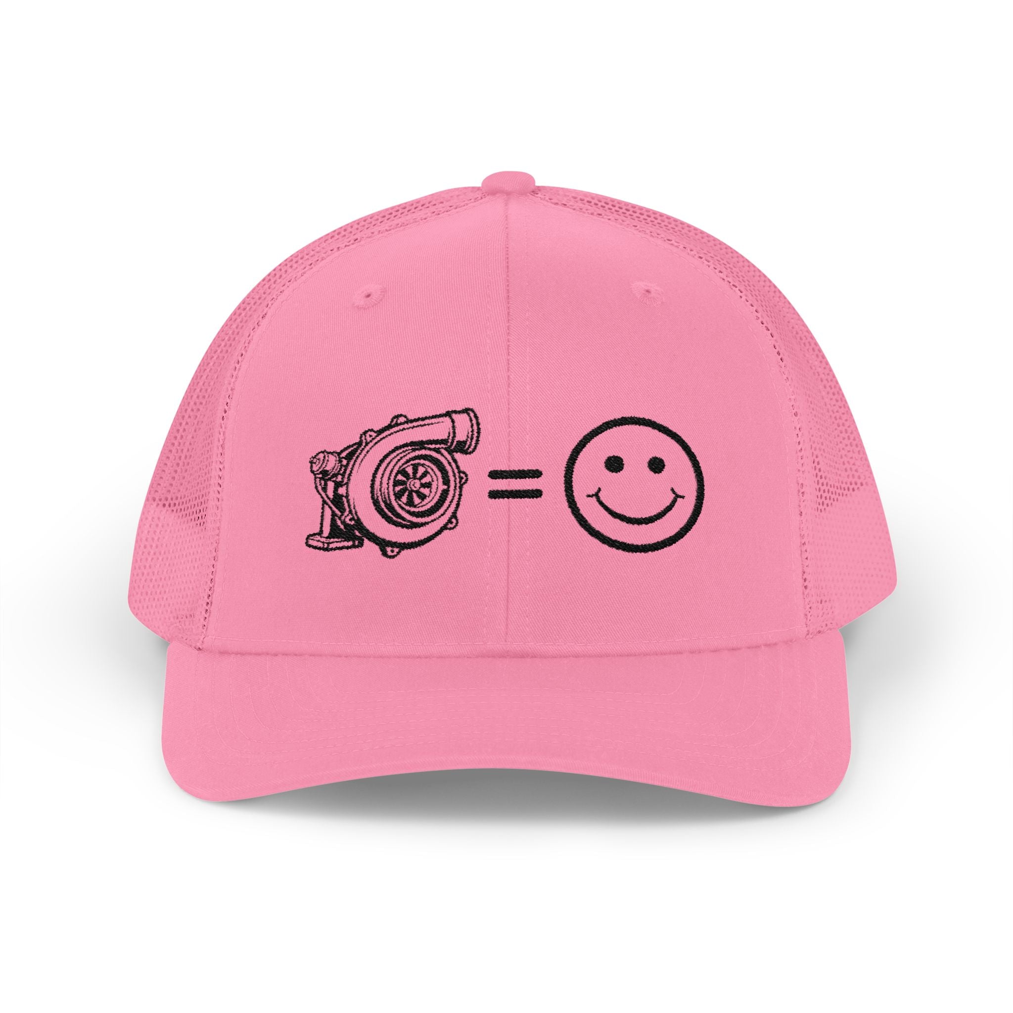 Snapback Trucker Cap — Turbocharger = Smile