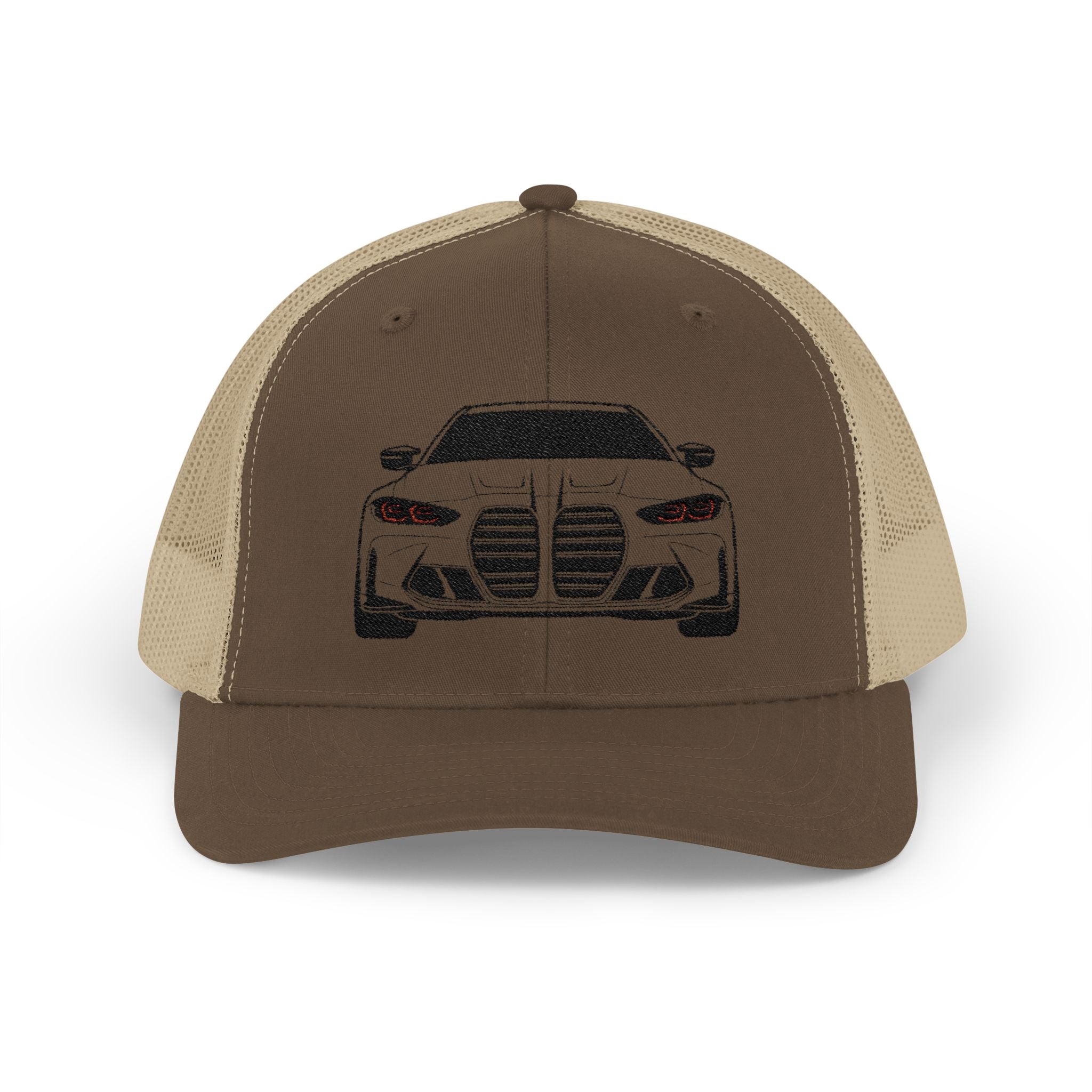 Snapback Trucker Cap — G80 Illuminated Headlights (Red)