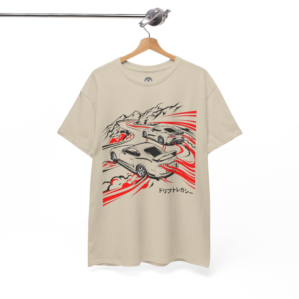 Unisex Heavy Cotton Tee — A80/A90 Touge Battle