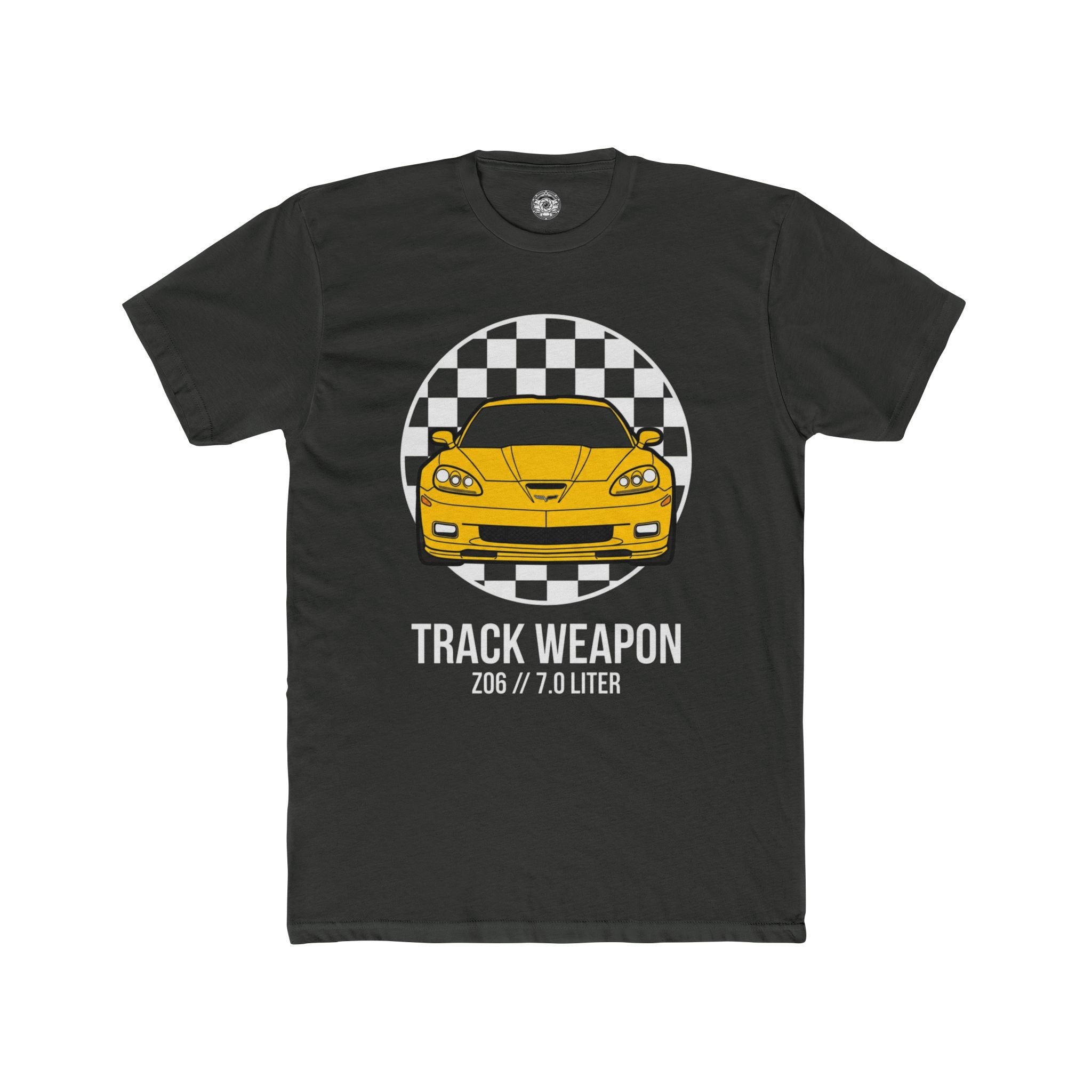 Men's Cotton Crew Tee — Track Weapon