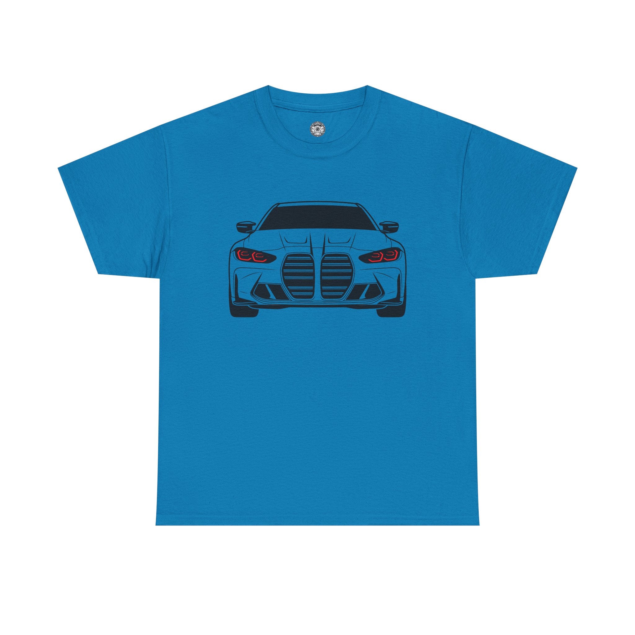 Unisex Heavy Cotton Tee — G80 Illuminated Headlights (Red)