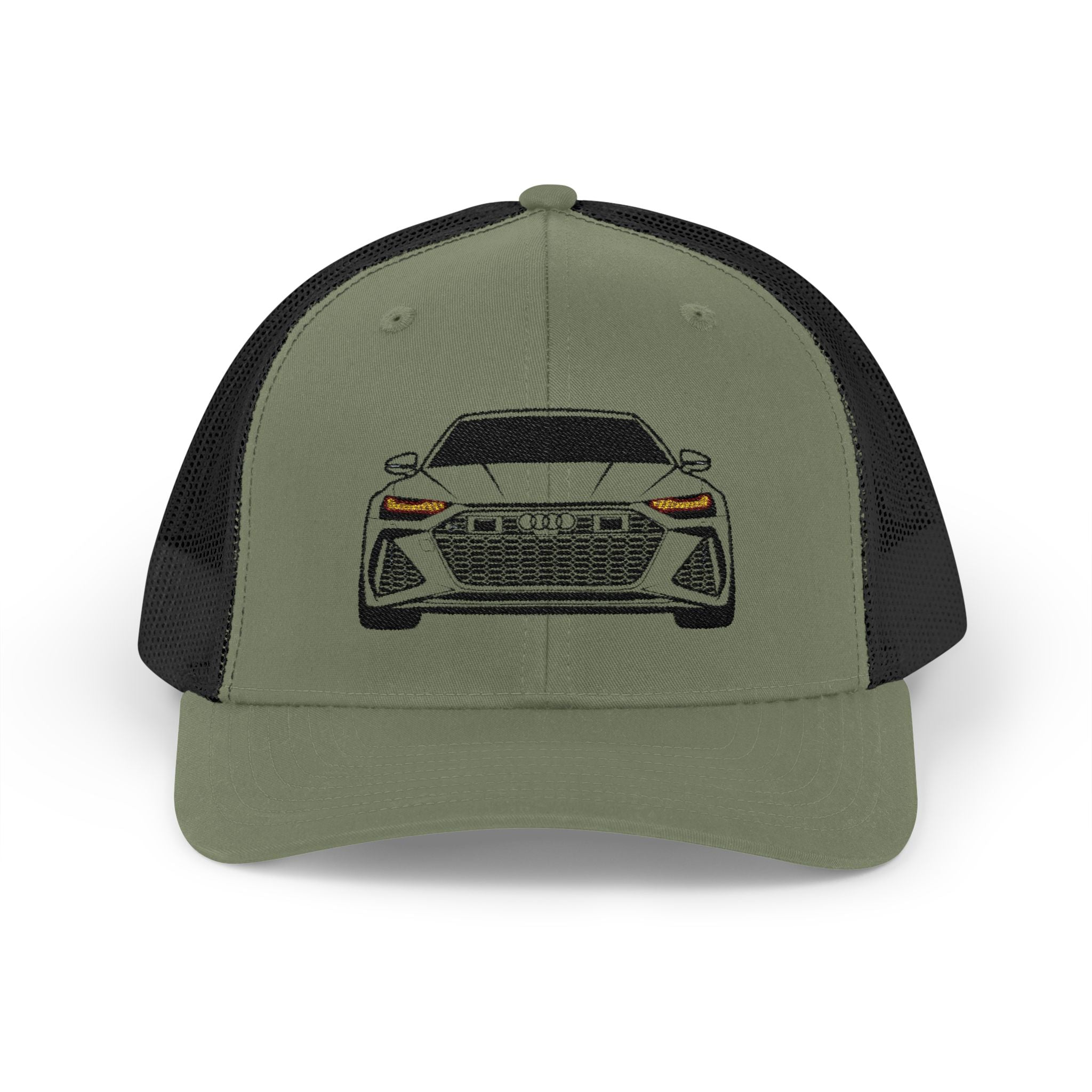 Snapback Trucker Cap — Illuminated Matrix Headlights (Yellow)