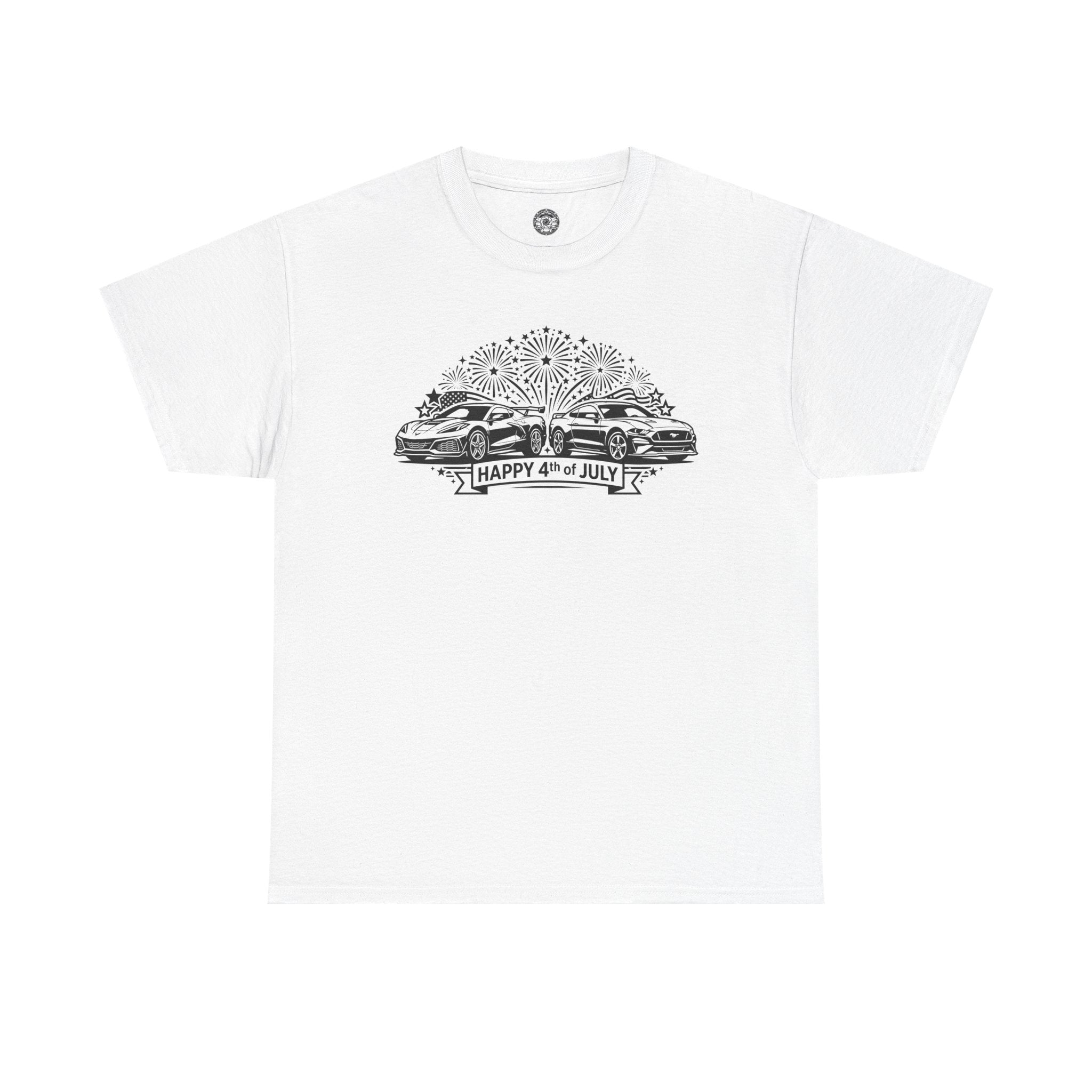Unisex Heavy Cotton Tee — 4th of July — American V8's