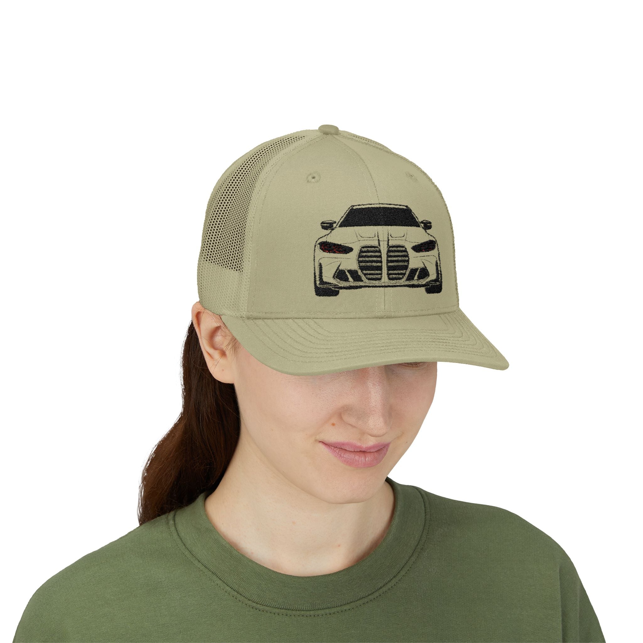 Snapback Trucker Cap — G80 Illuminated Headlights (Red)