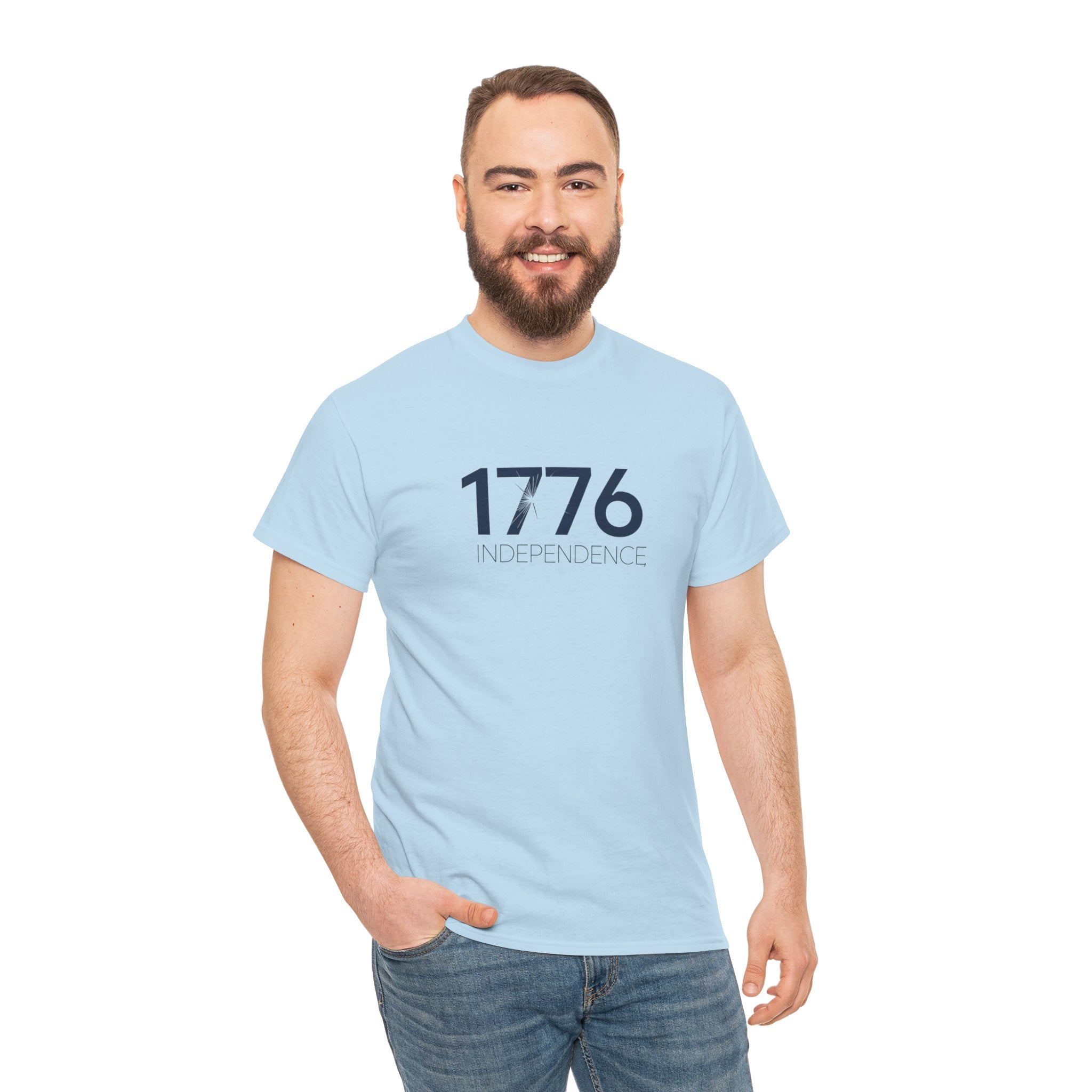 Unisex Heavy Cotton Tee — 1776 Independence