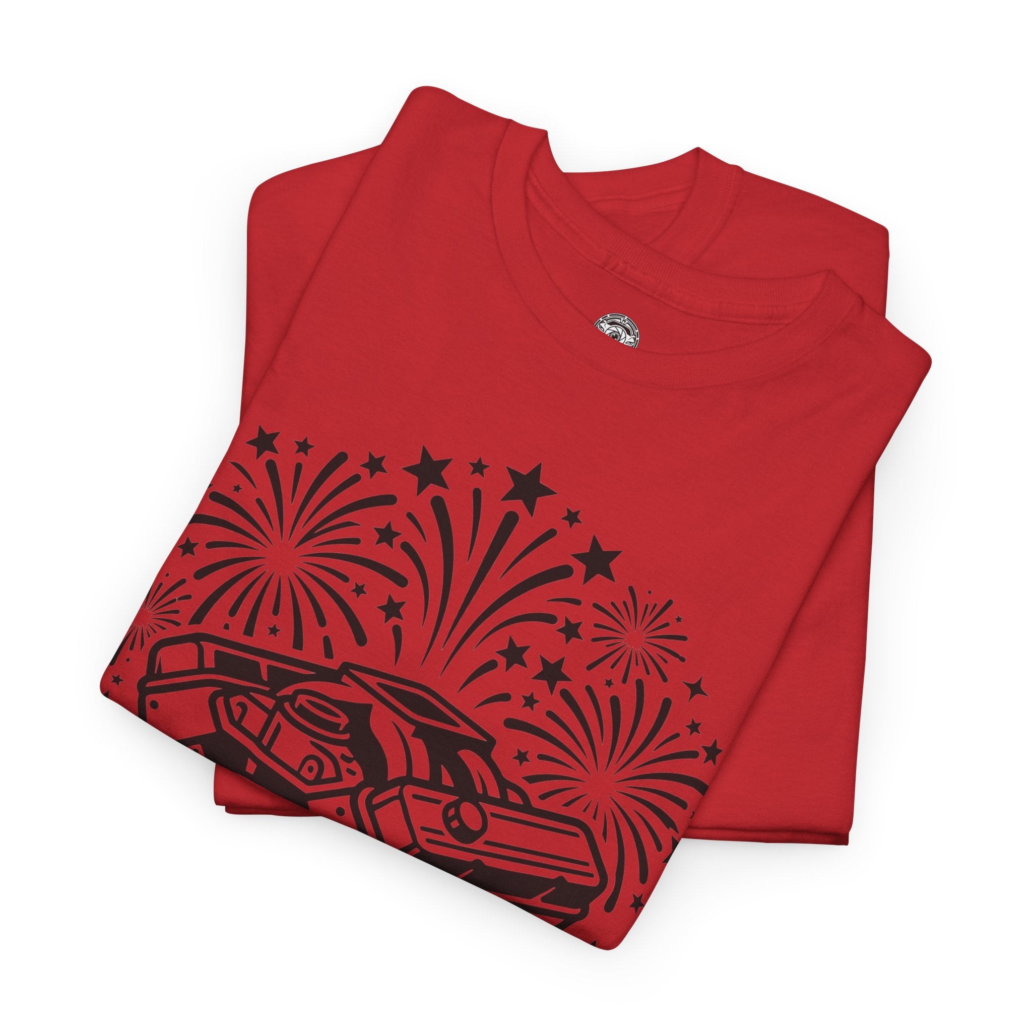 Unisex Heavy Cotton Tee — V8/Fireworks