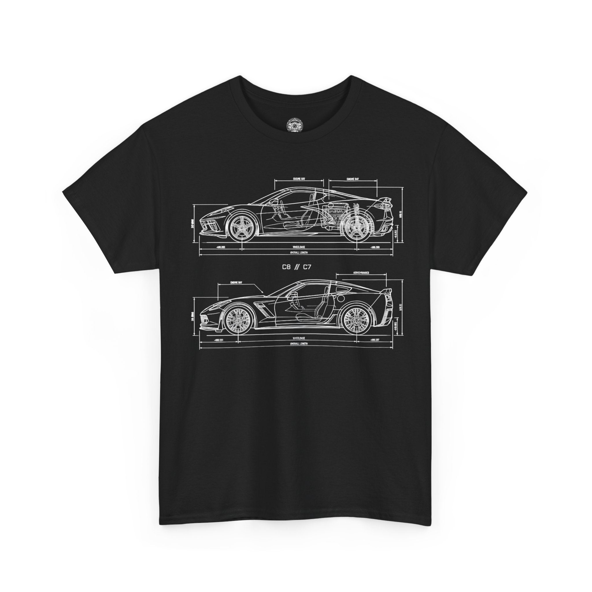 Unisex Heavy Cotton Tee — C7/C8 Blueprint