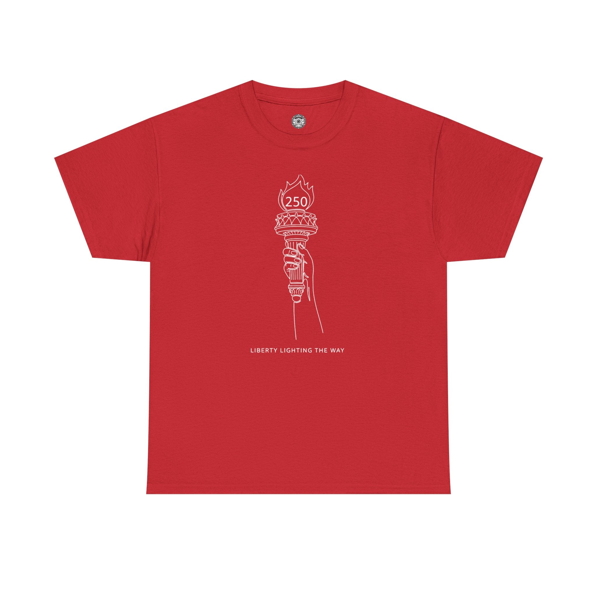 Unisex Heavy Cotton Tee — Liberty Torch 250th Anniversary