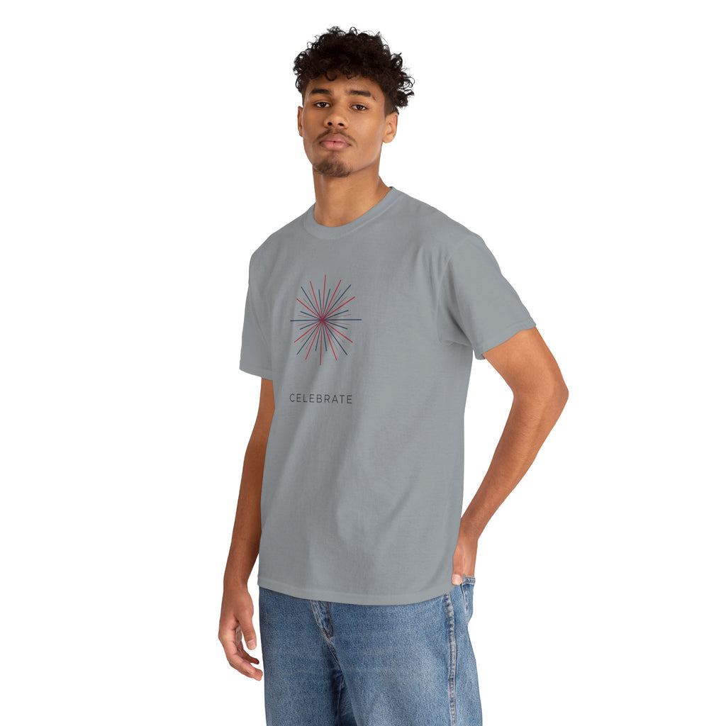 Unisex Heavy Cotton Tee — Celebrate 4th of July