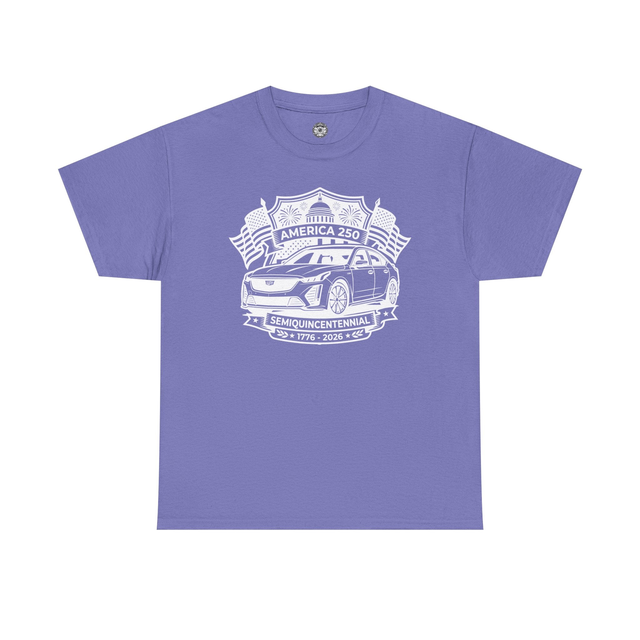 Unisex Heavy Cotton Tee — 4th of July — American Sedan
