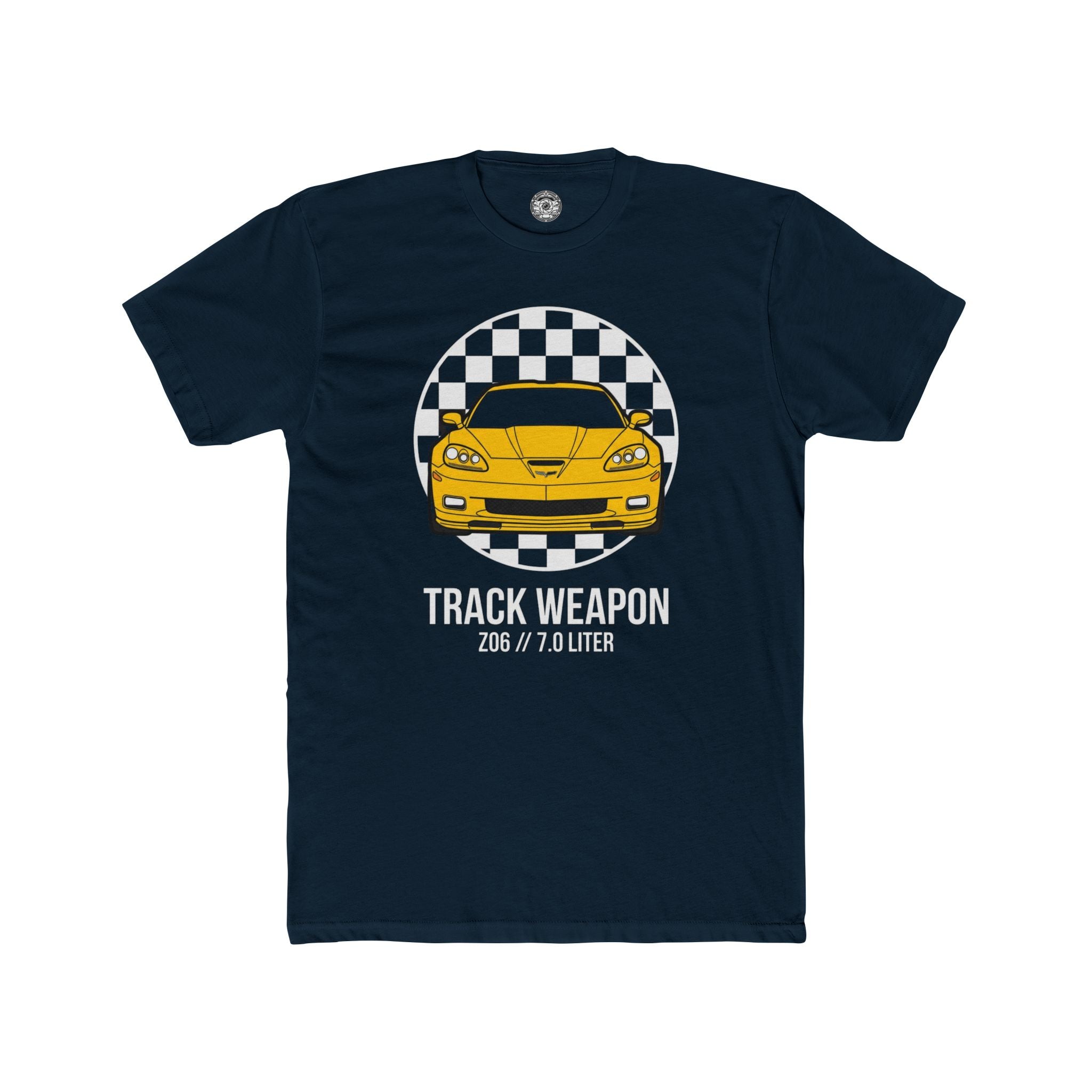 Men's Cotton Crew Tee — Track Weapon