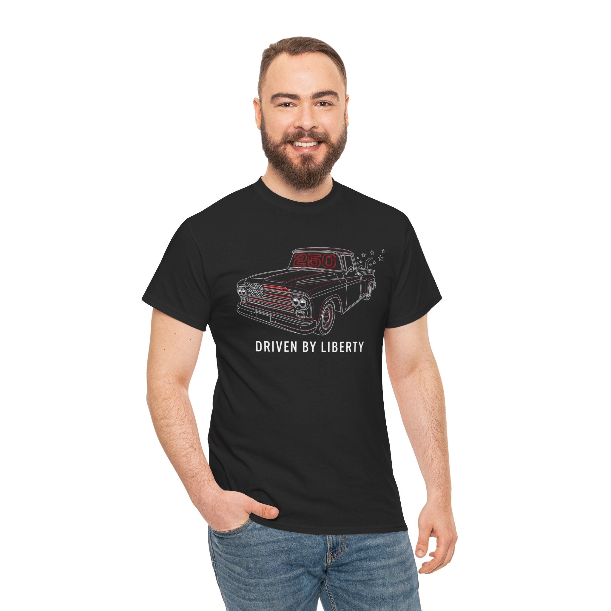 Unisex Heavy Cotton Tee — Driven by Liberty