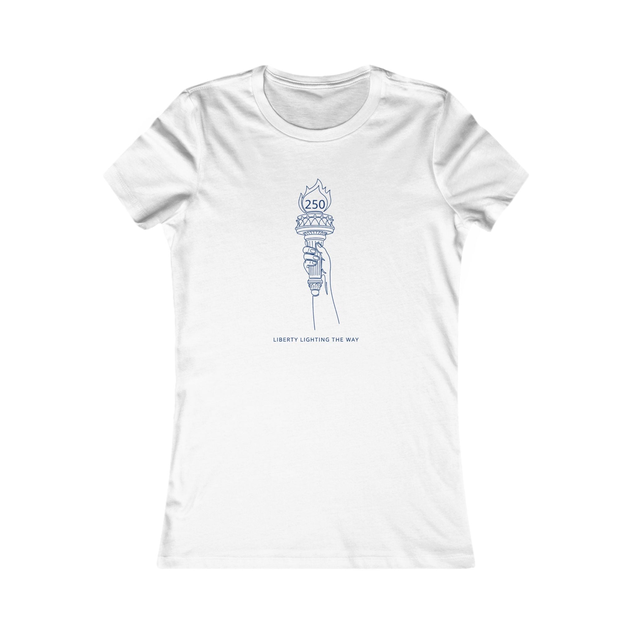Women's Tee — Liberty Torch
