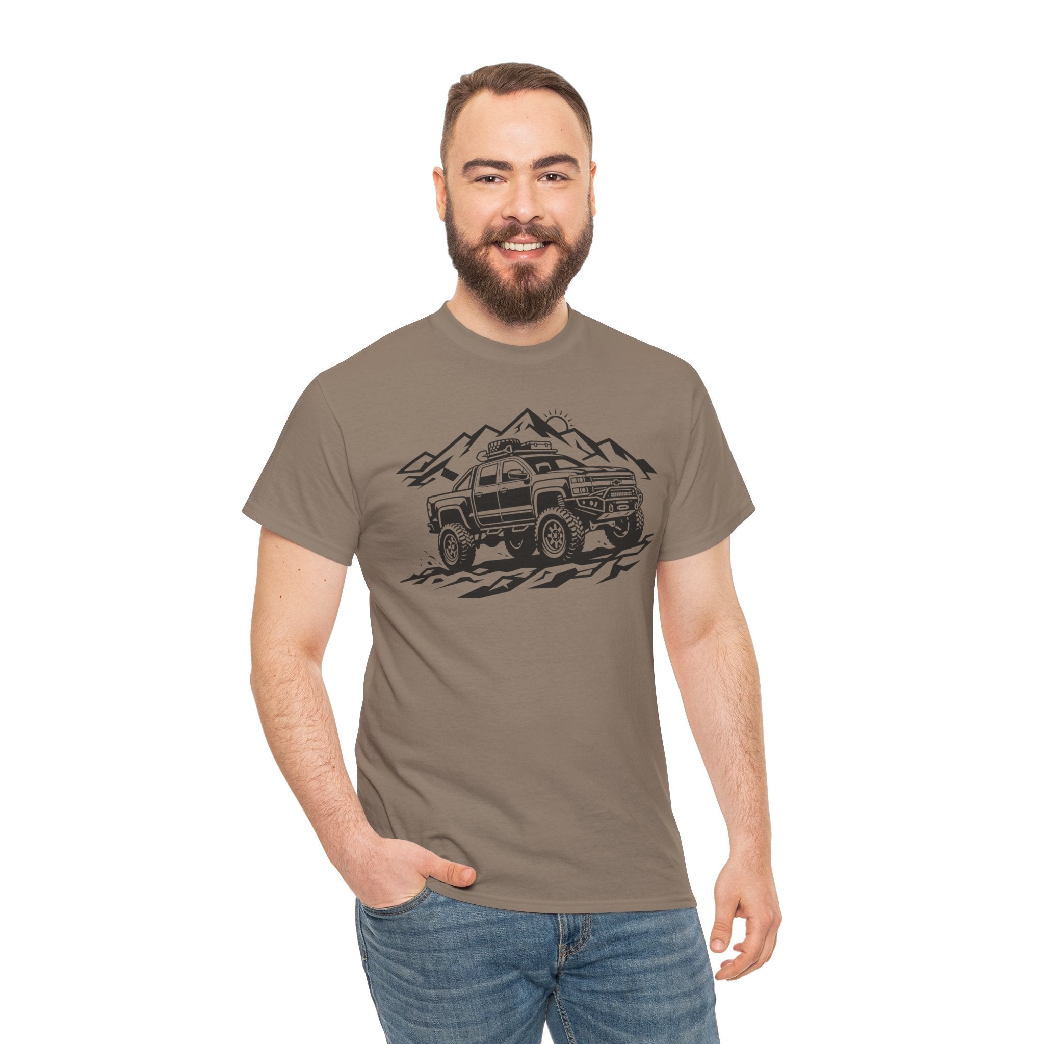 Unisex Heavy Cotton Tee — Mountain 4x4 Adventure