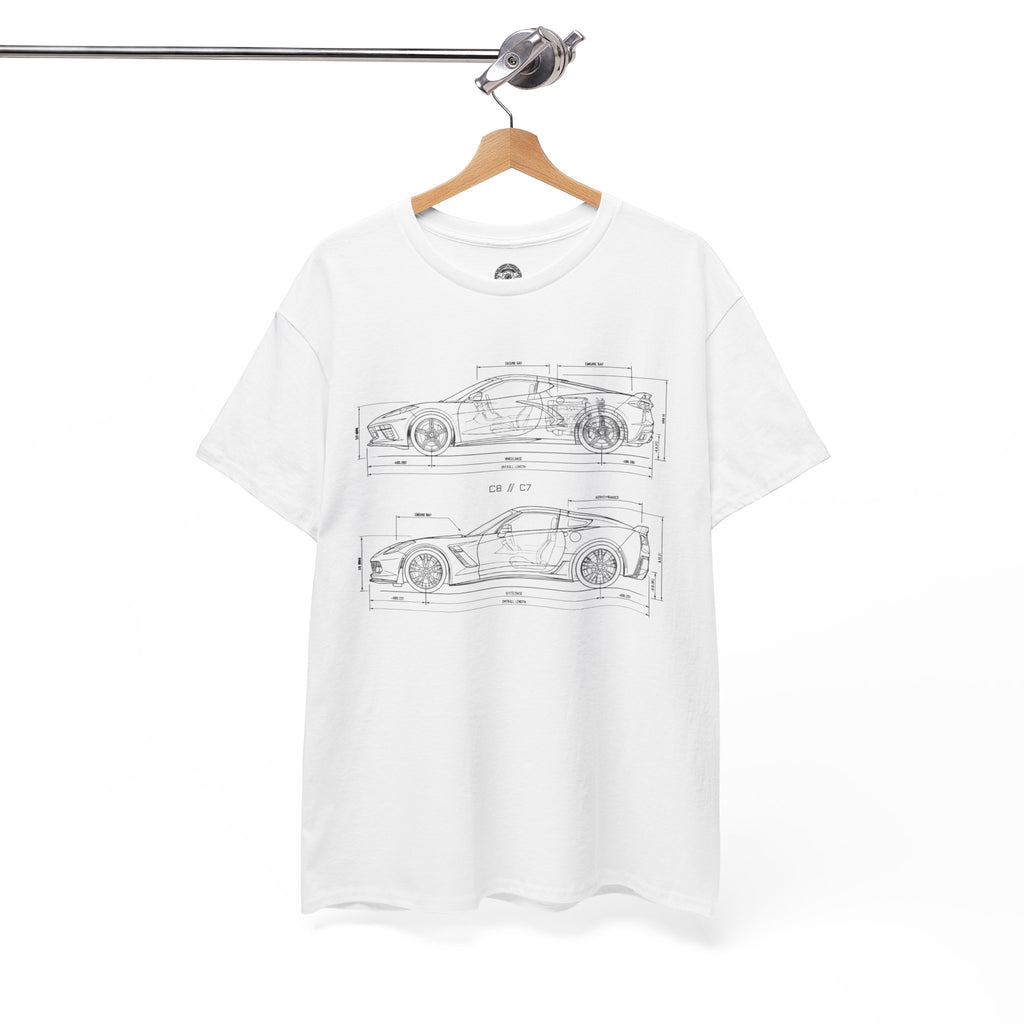 Unisex Heavy Cotton Tee — C7/C8 Blueprint