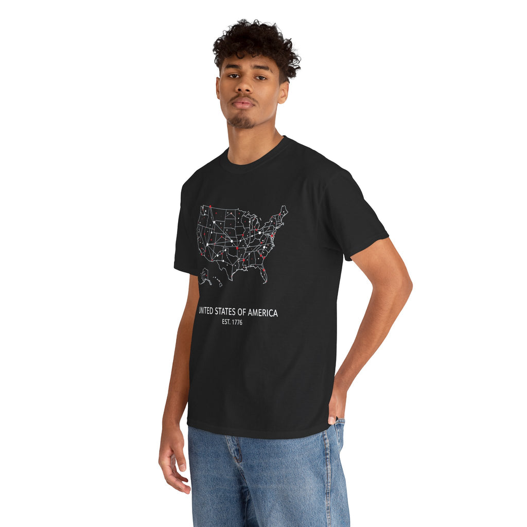 Unisex Heavy Cotton Tee — United States of America Est. 1776
