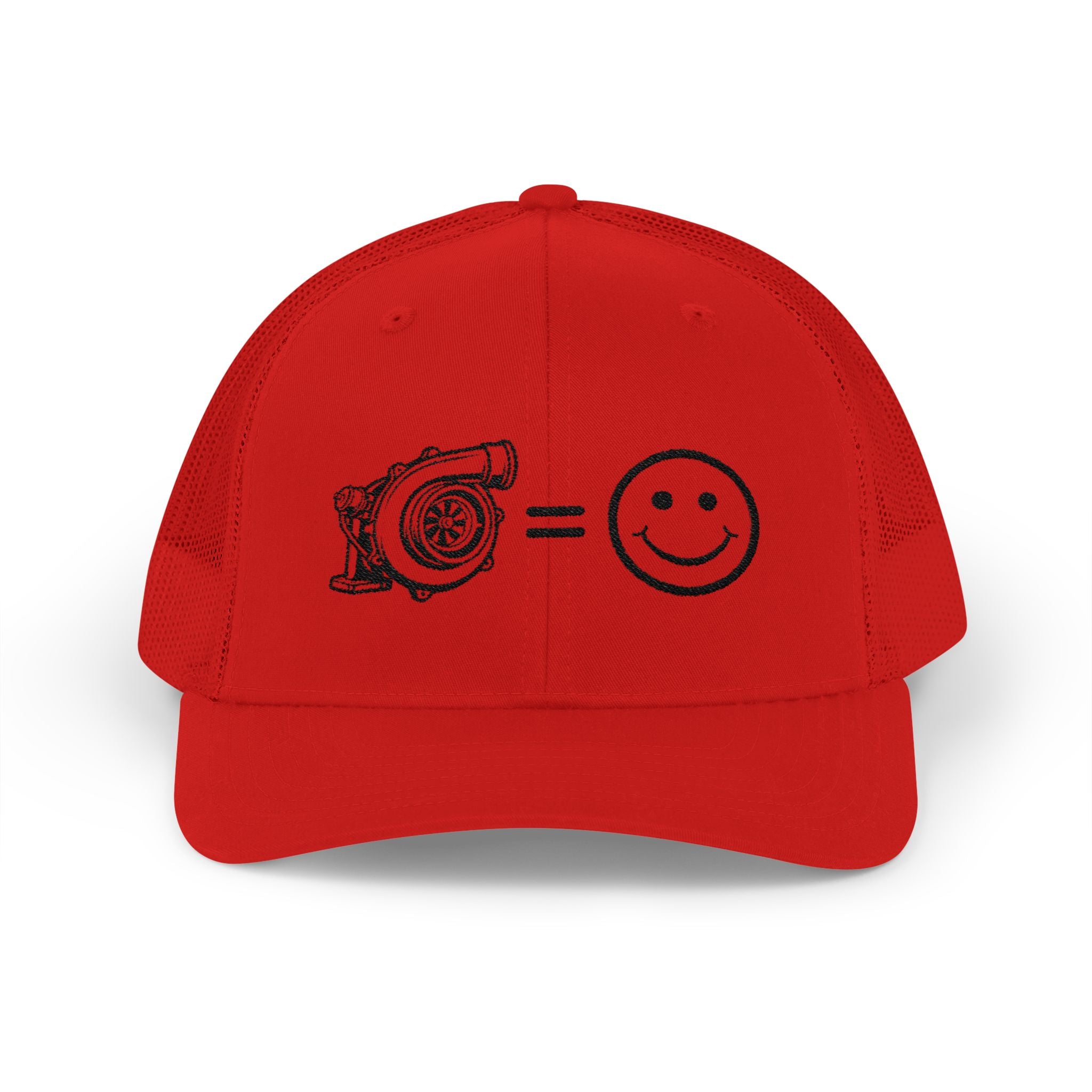 Snapback Trucker Cap — Turbocharger = Smile