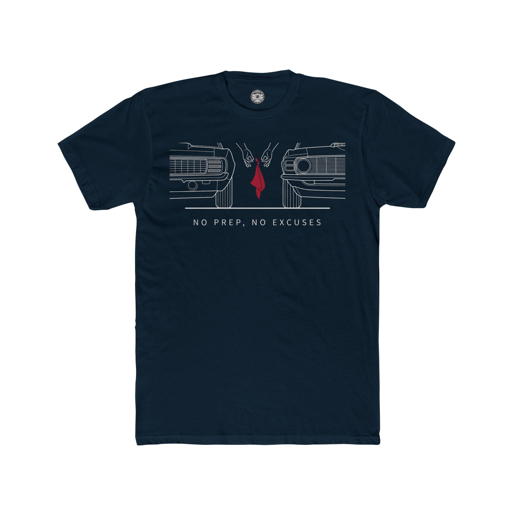 Men's Cotton Crew Tee — No Prep, No Excuses