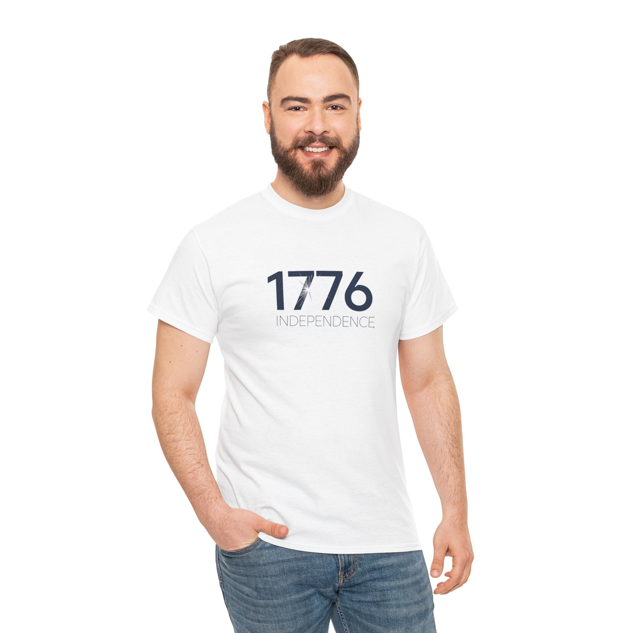 Unisex Heavy Cotton Tee — 1776 Independence
