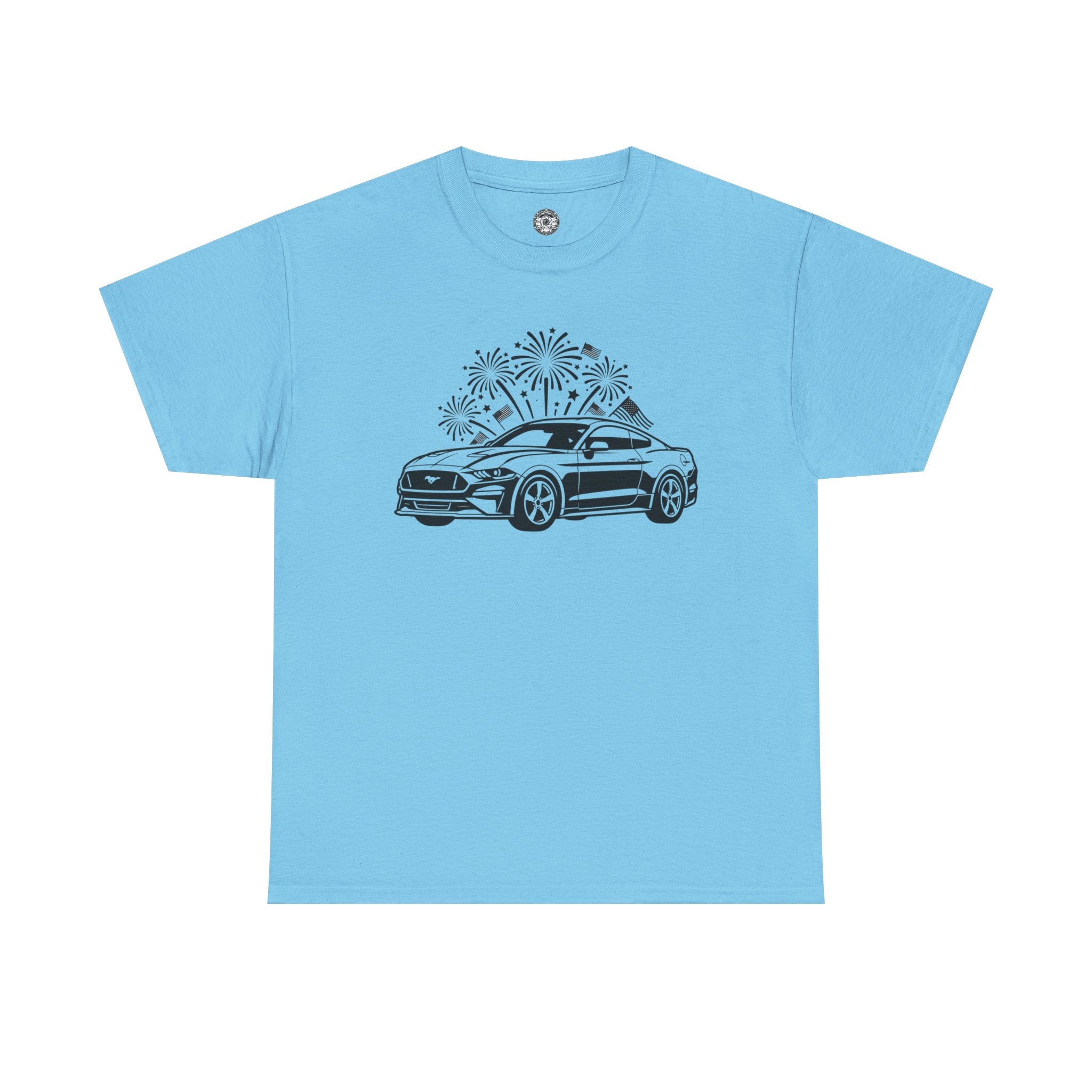 Unisex Heavy Cotton Tee — 4th of July — Modern American Muscle