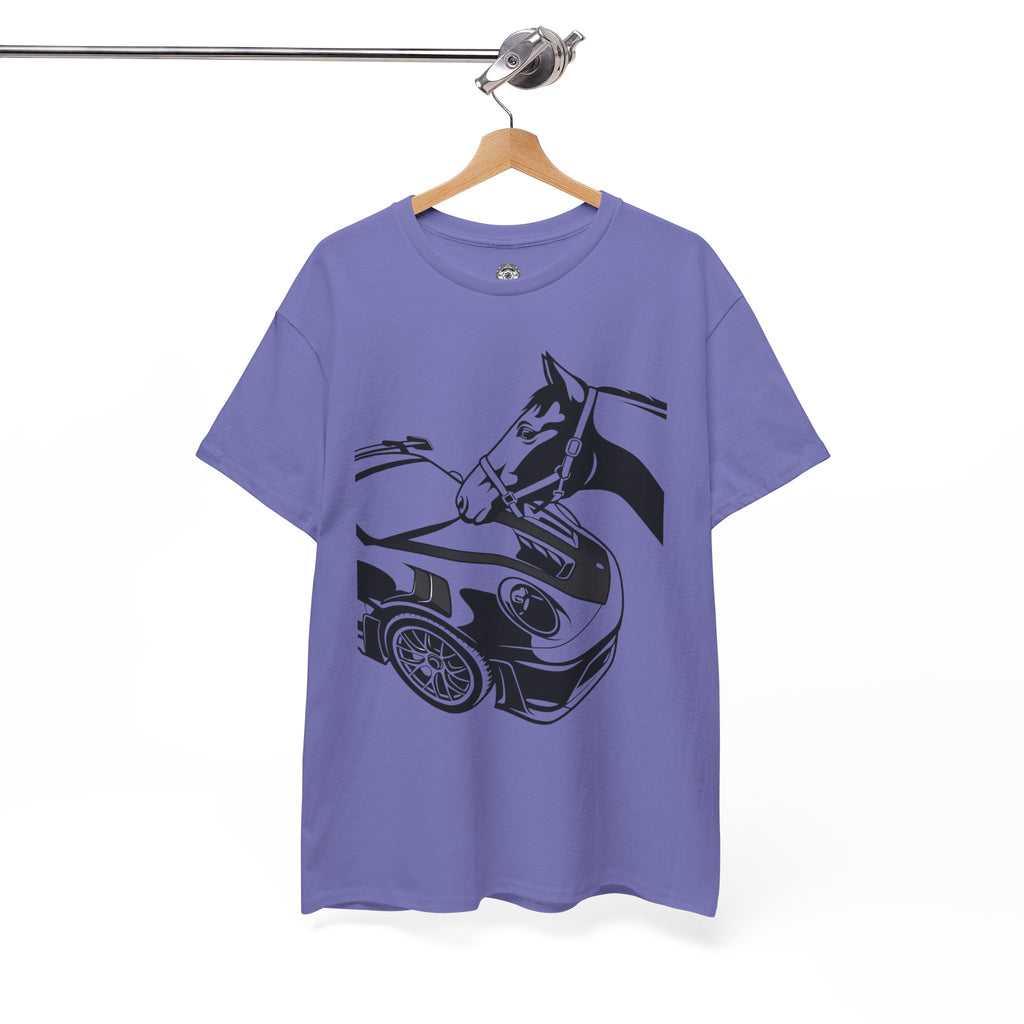 Unisex Heavy Cotton Tee — 992 vs Horse (Viral Video)