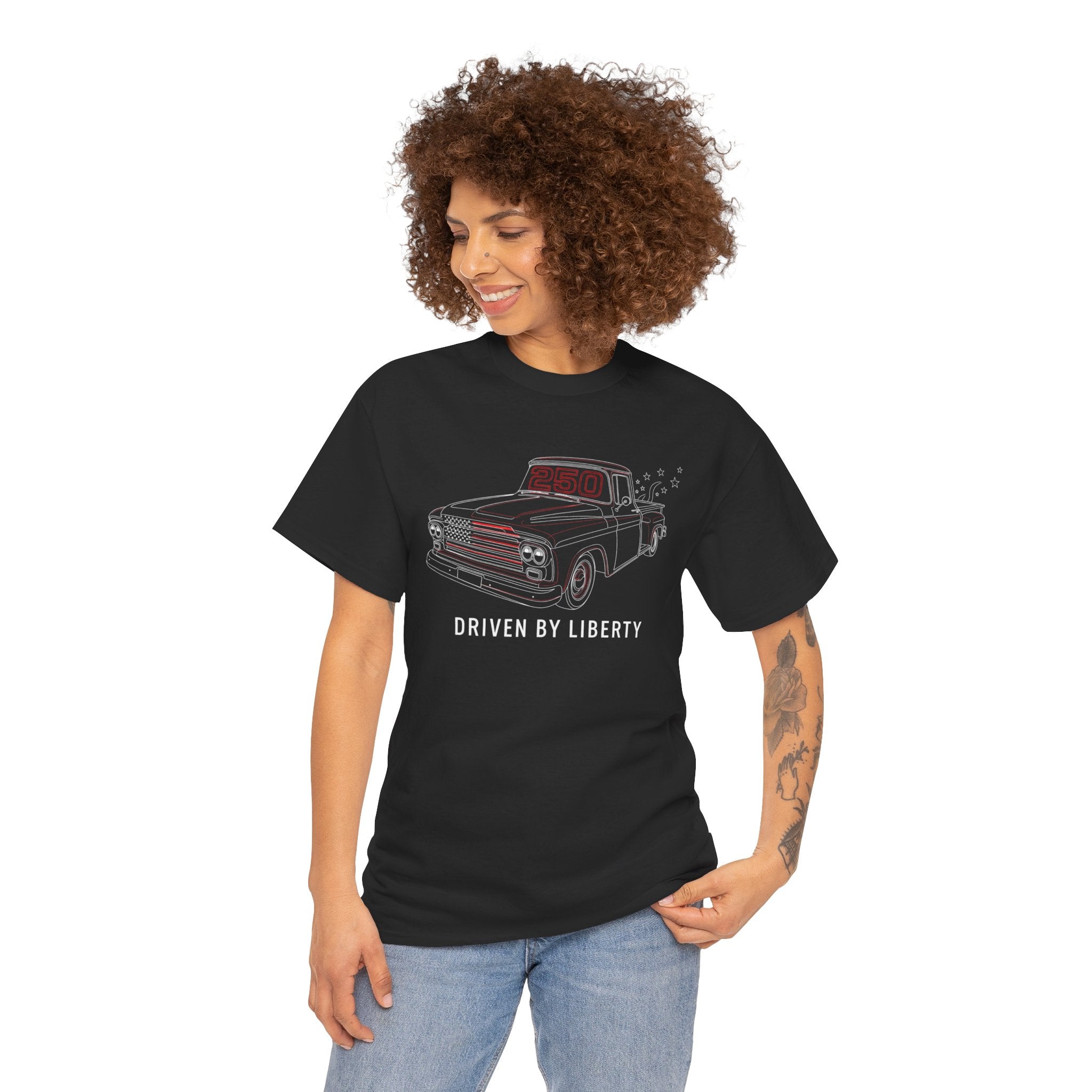 Unisex Heavy Cotton Tee — Driven by Liberty