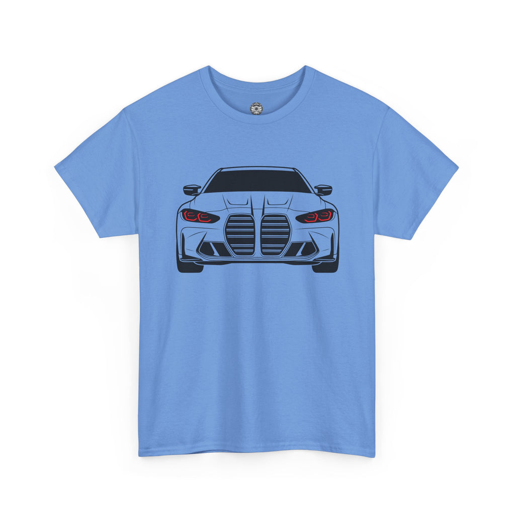 Unisex Heavy Cotton Tee — G80 Illuminated Headlights (Red)