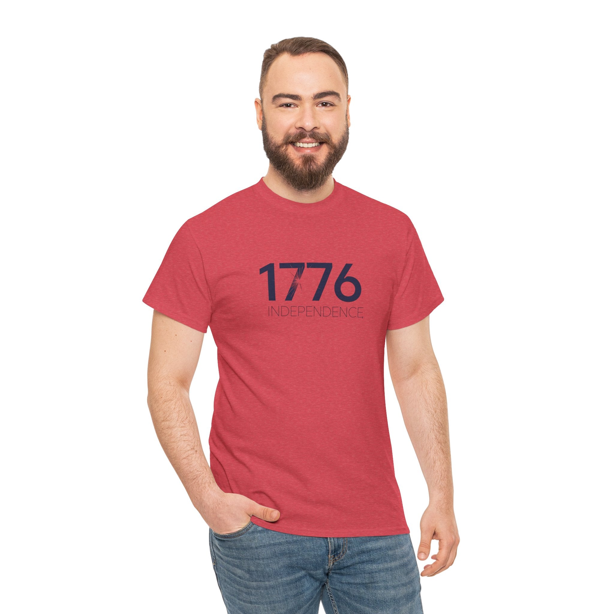 Unisex Heavy Cotton Tee — 1776 Independence