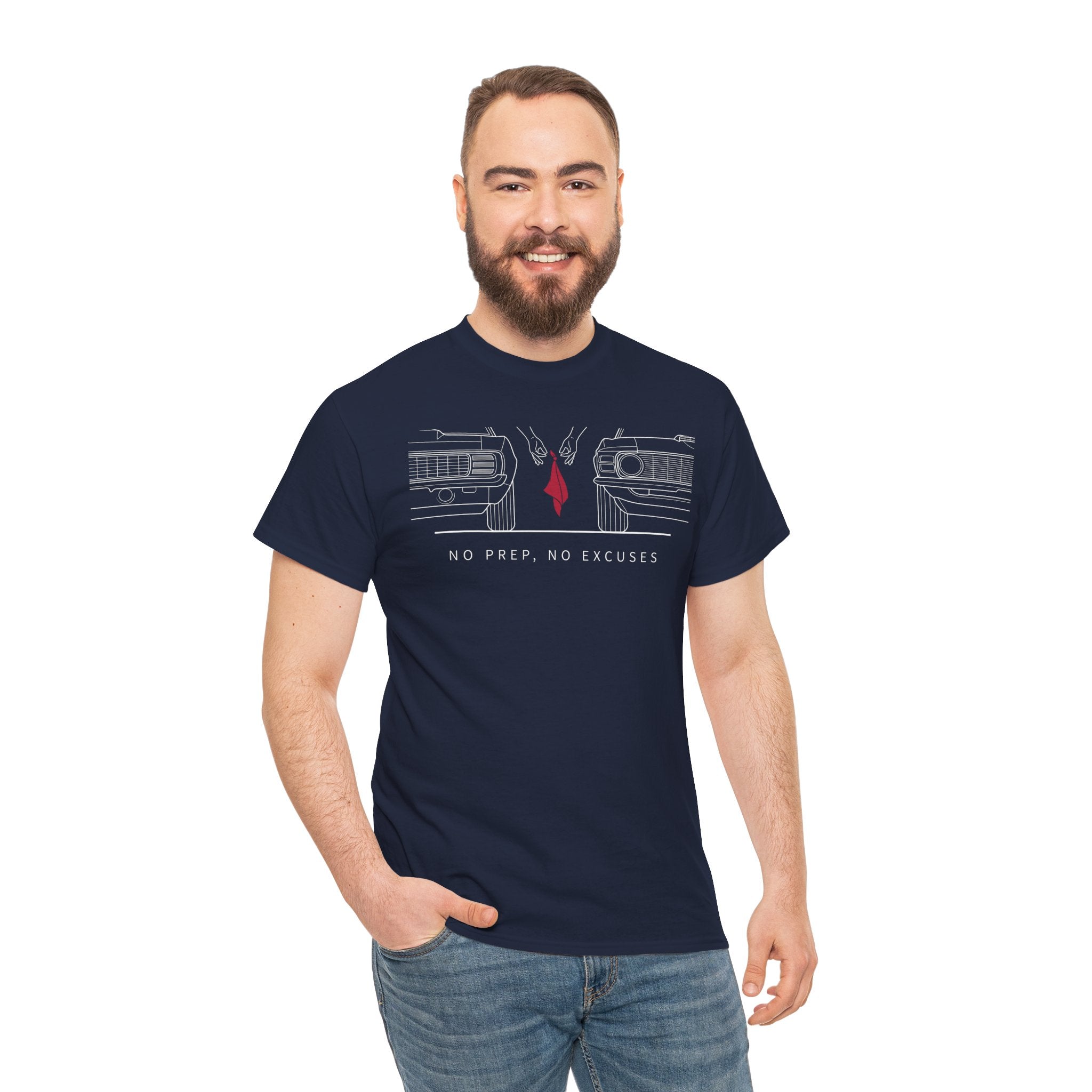 Unisex Heavy Cotton Tee — No Prep, No Excuses