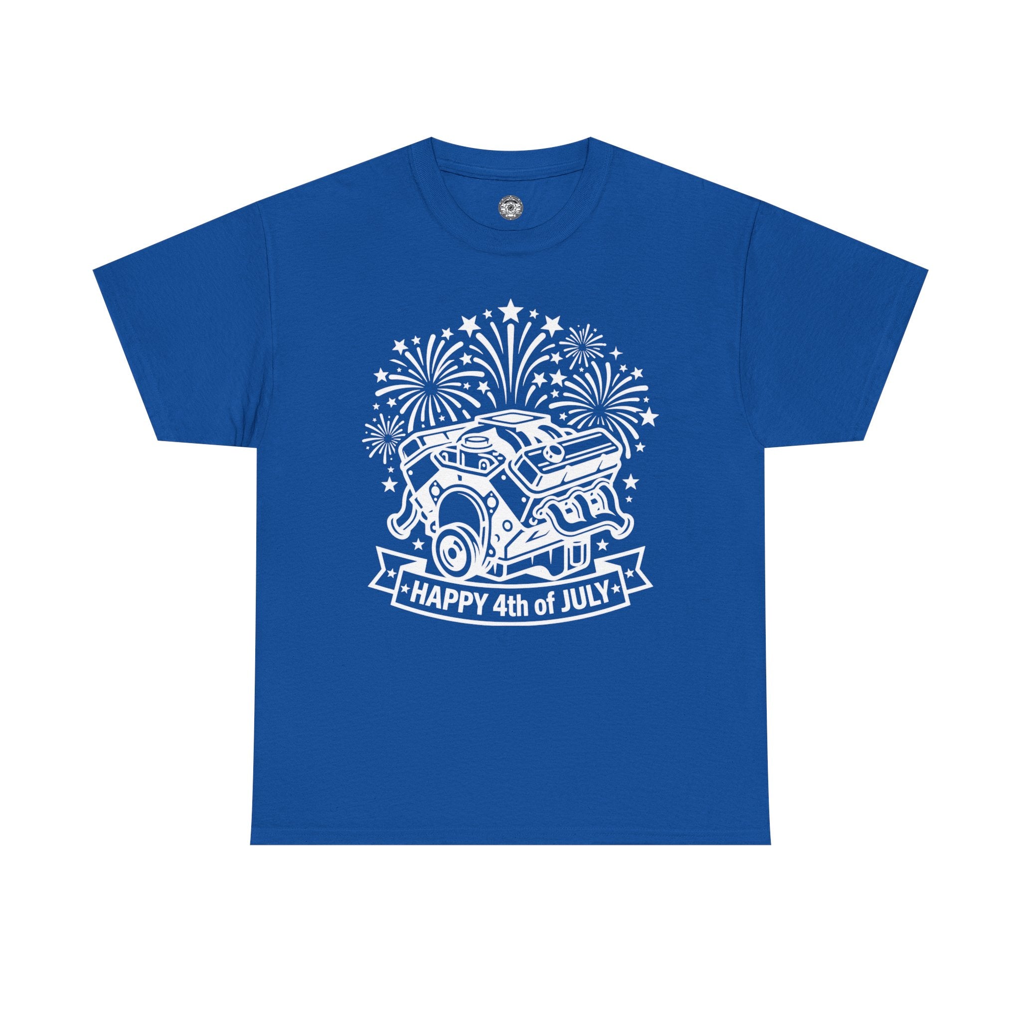 Unisex Heavy Cotton Tee — 4th of July — V8/Fireworks