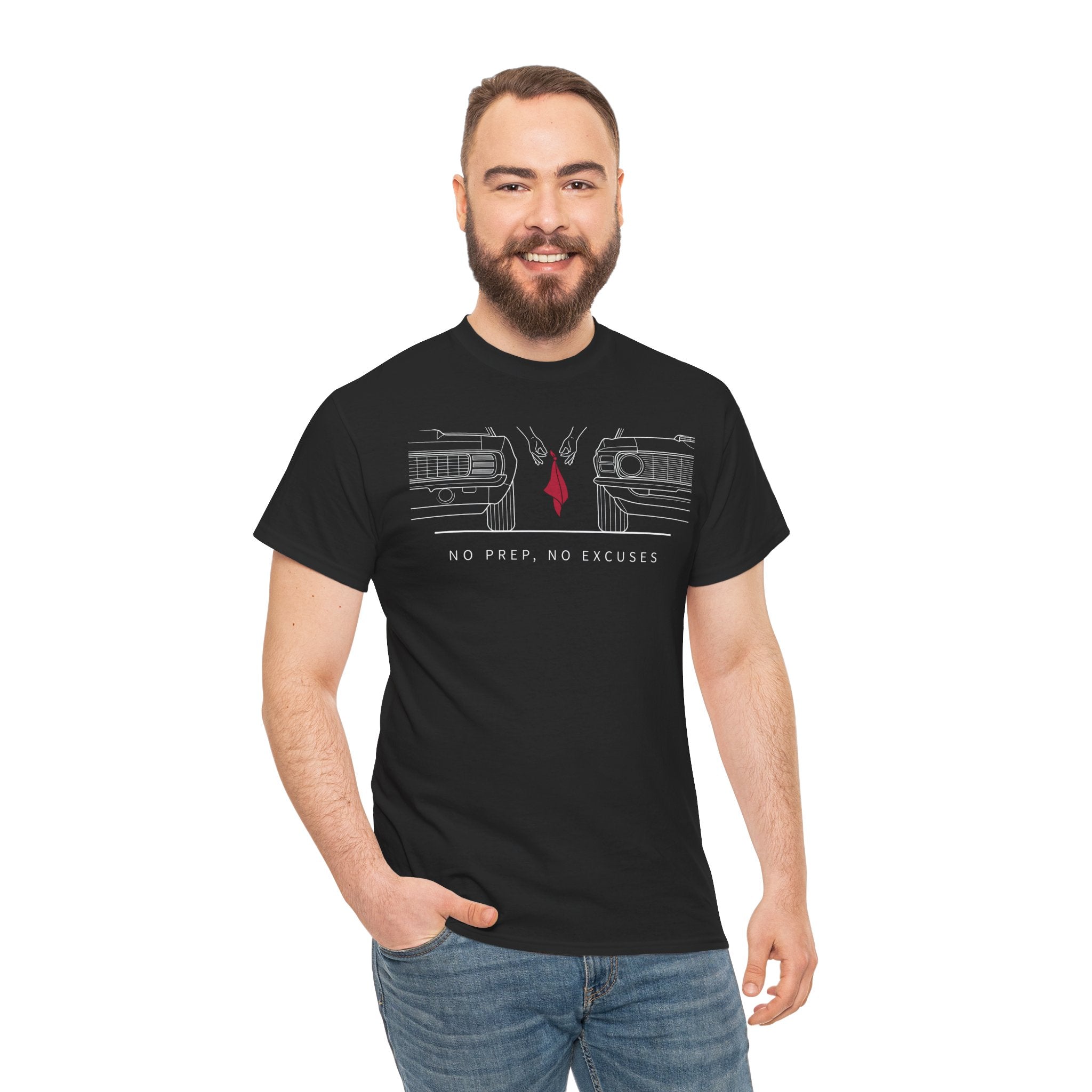 Unisex Heavy Cotton Tee — No Prep, No Excuses