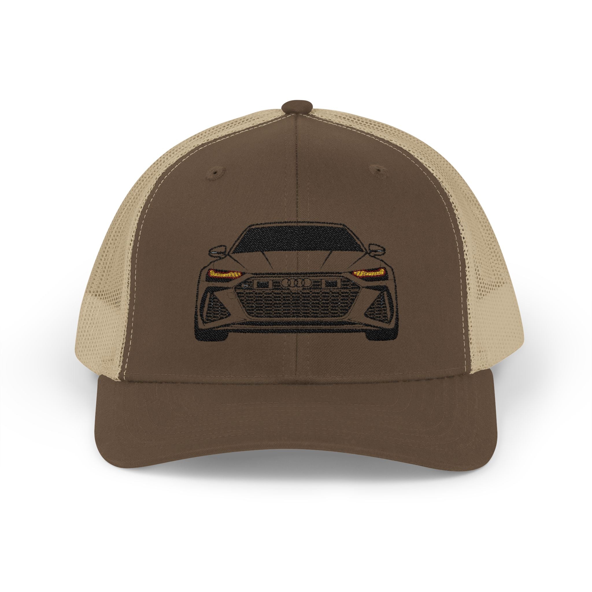 Snapback Trucker Cap — Illuminated Matrix Headlights (Yellow)
